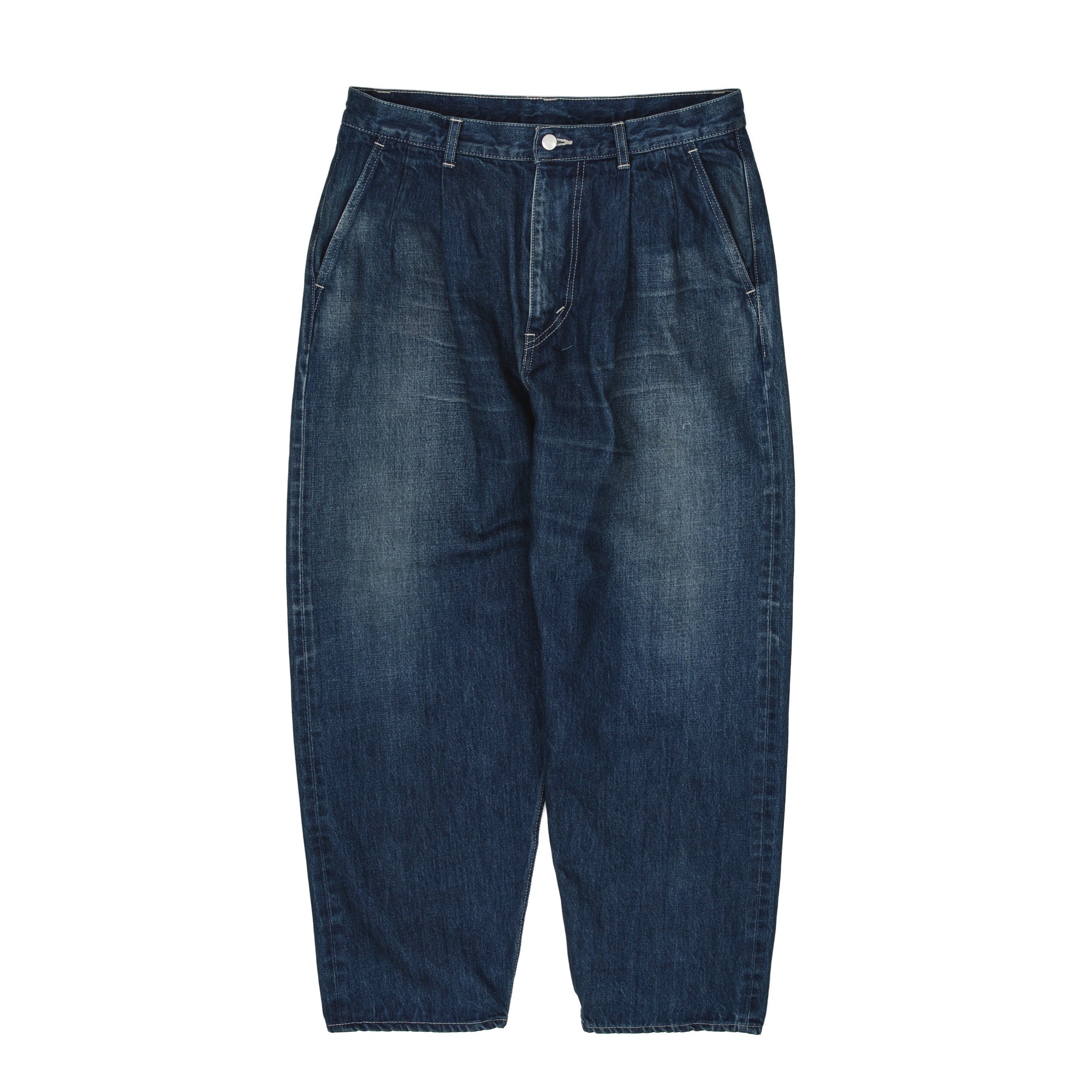 Selvage Denim Two Tuck Pants / DARK FADE – Graphpaper KYOTO 