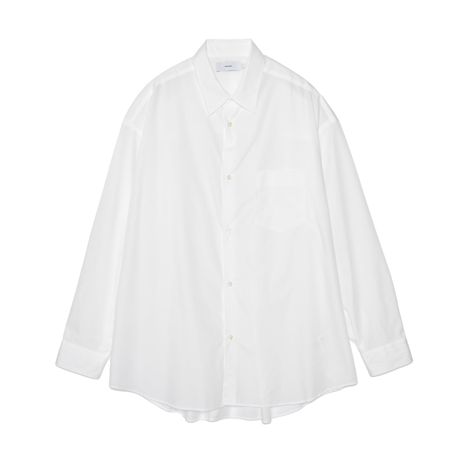 BASIC] Broad L/S Oversized Regular Collar Shirt – Graphpaper KYOTO