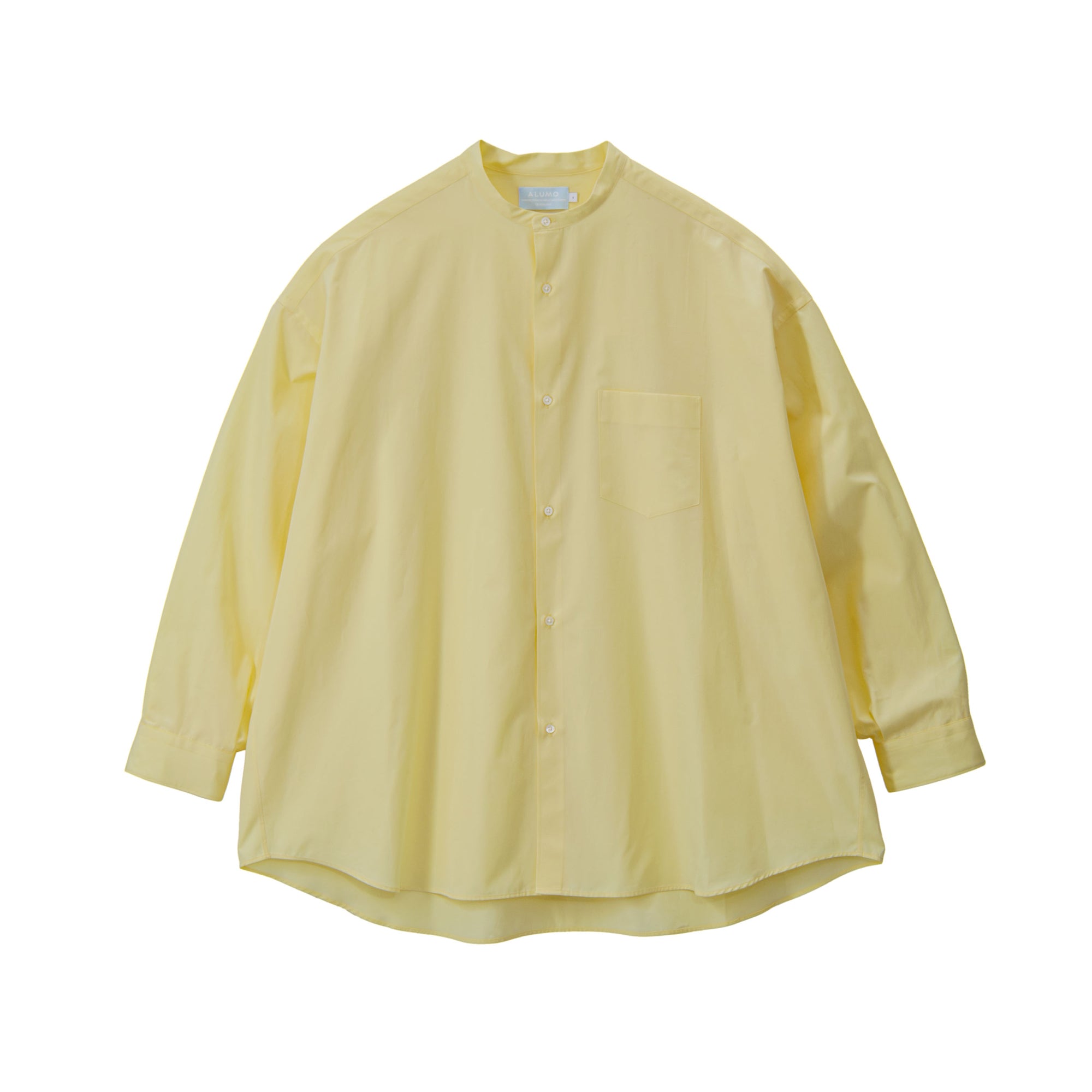 ALUMO for GP L/S Oversized Band Collar Shirt – Graphpaper