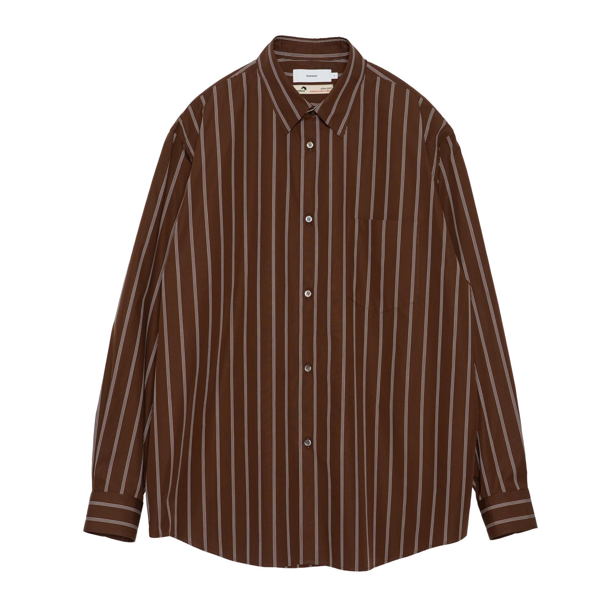 SIDOGRAS Stripe Regular Collar Shirt – Graphpaper KYOTO