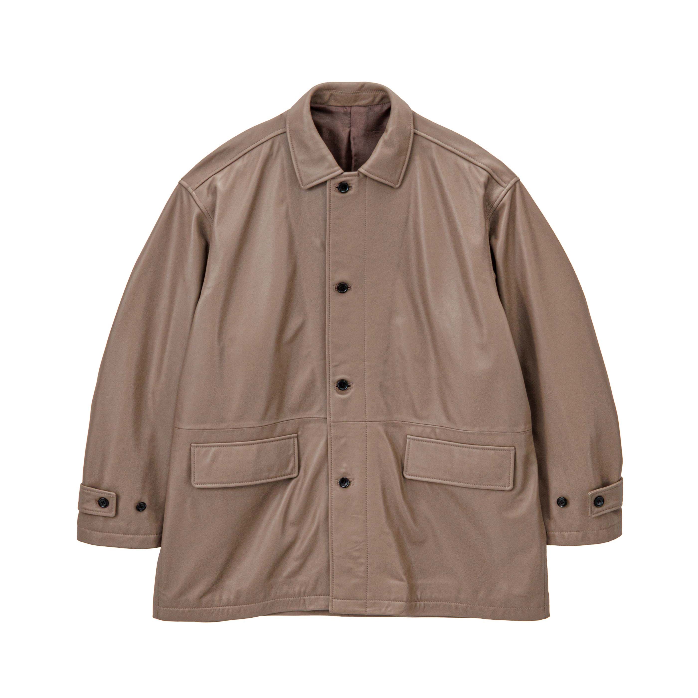SALE- Lamb Leather Car Coat – Graphpaper KYOTO｜グラフペーパー京都