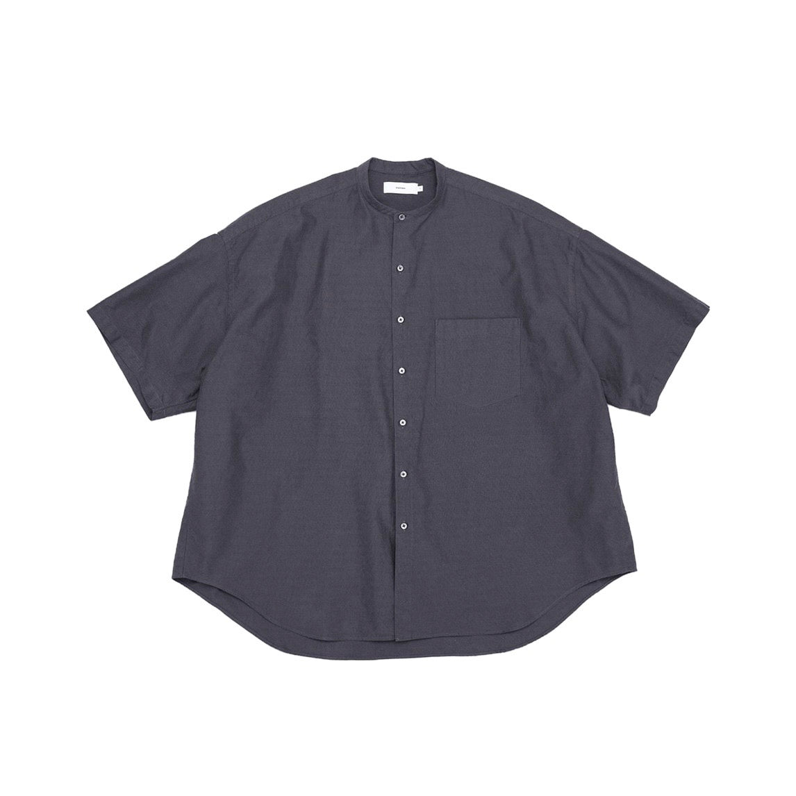 BASIC] Oxford S/S Oversized Band Collar Shirt – Graphpaper KYOTO