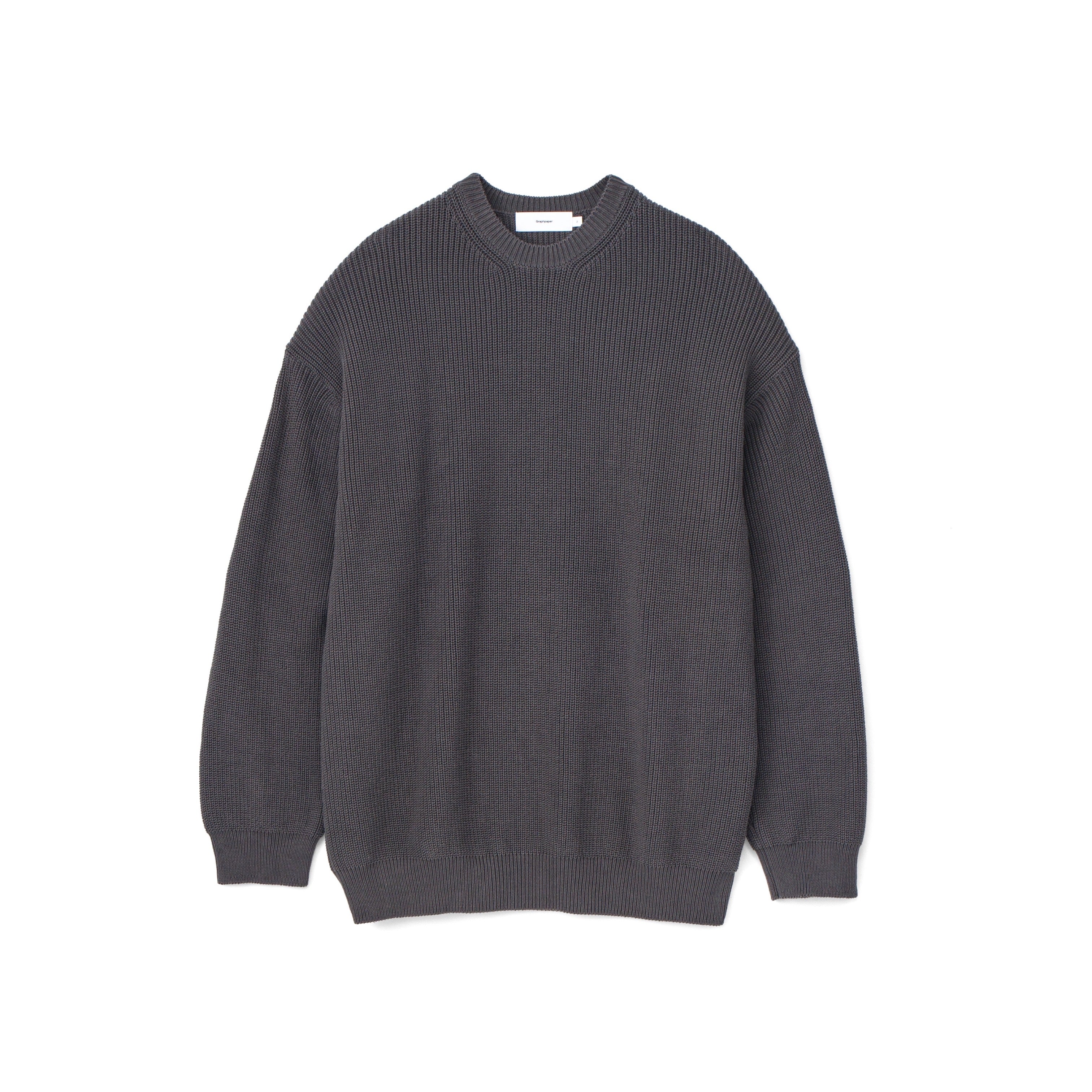 Suvin Loose Rib Crew Neck Knit