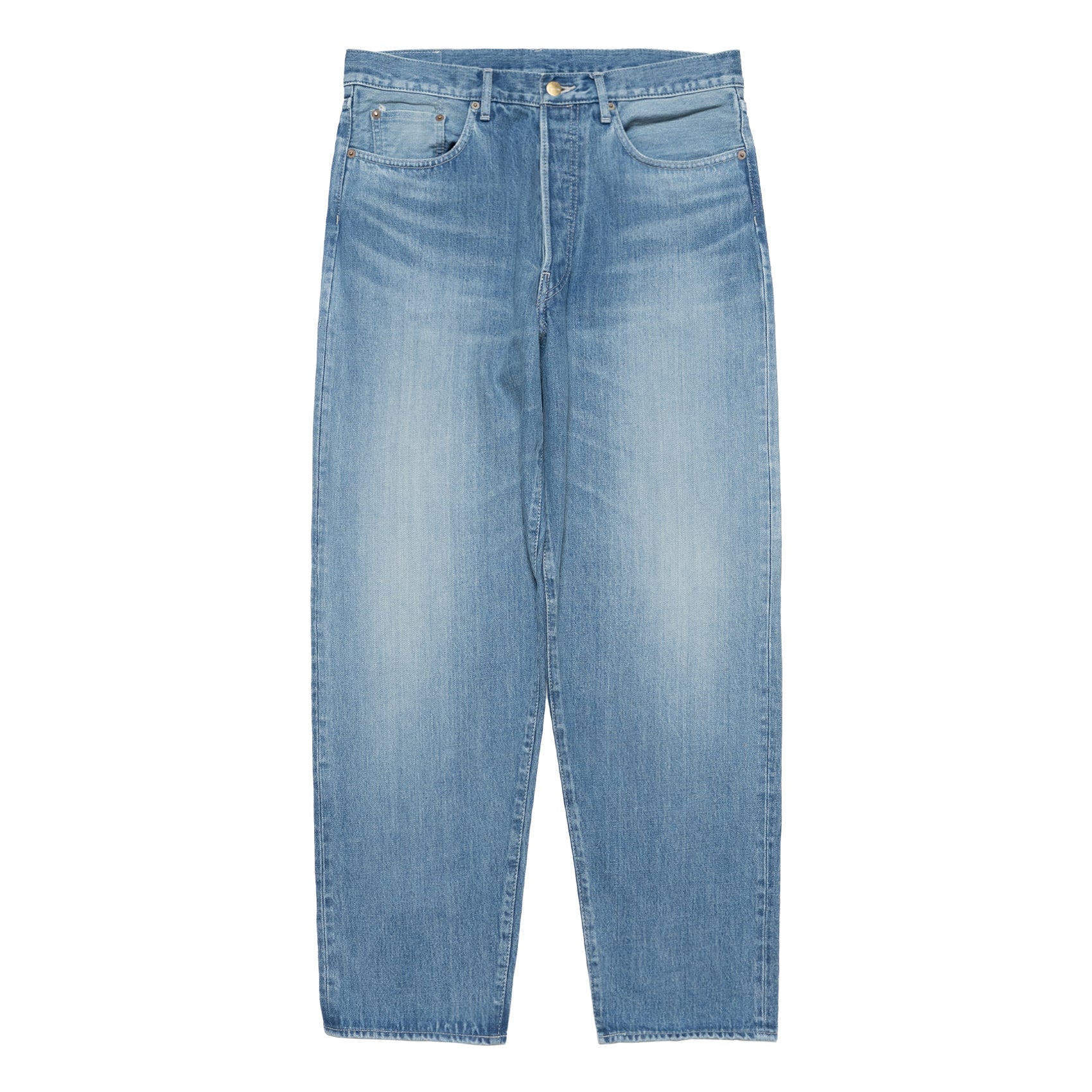 Selvage Denim Five Pocket Tapered Pants / LIGHT FADE – Graphpaper