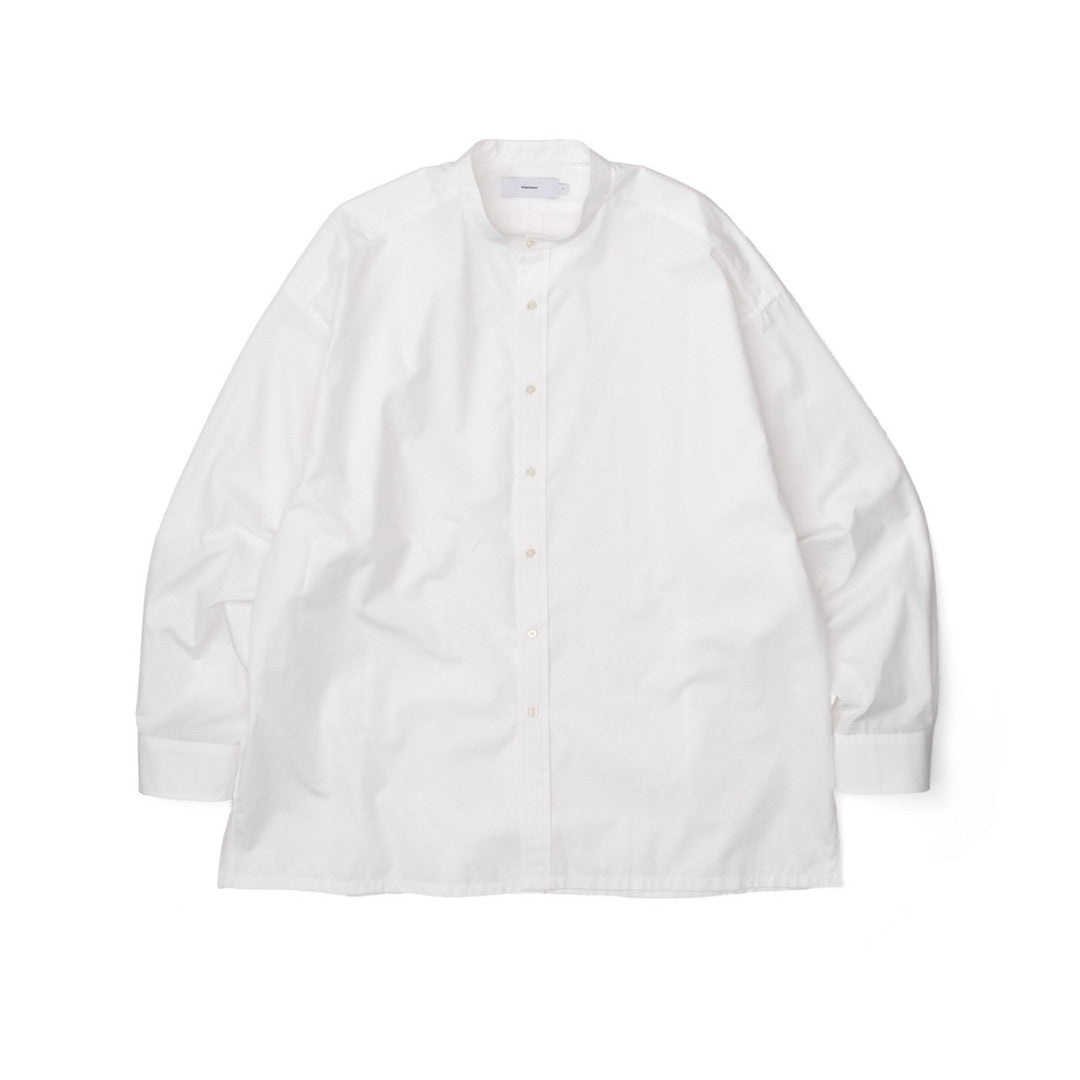 9,240円graphpaper｜High Count Band Collar Shirt