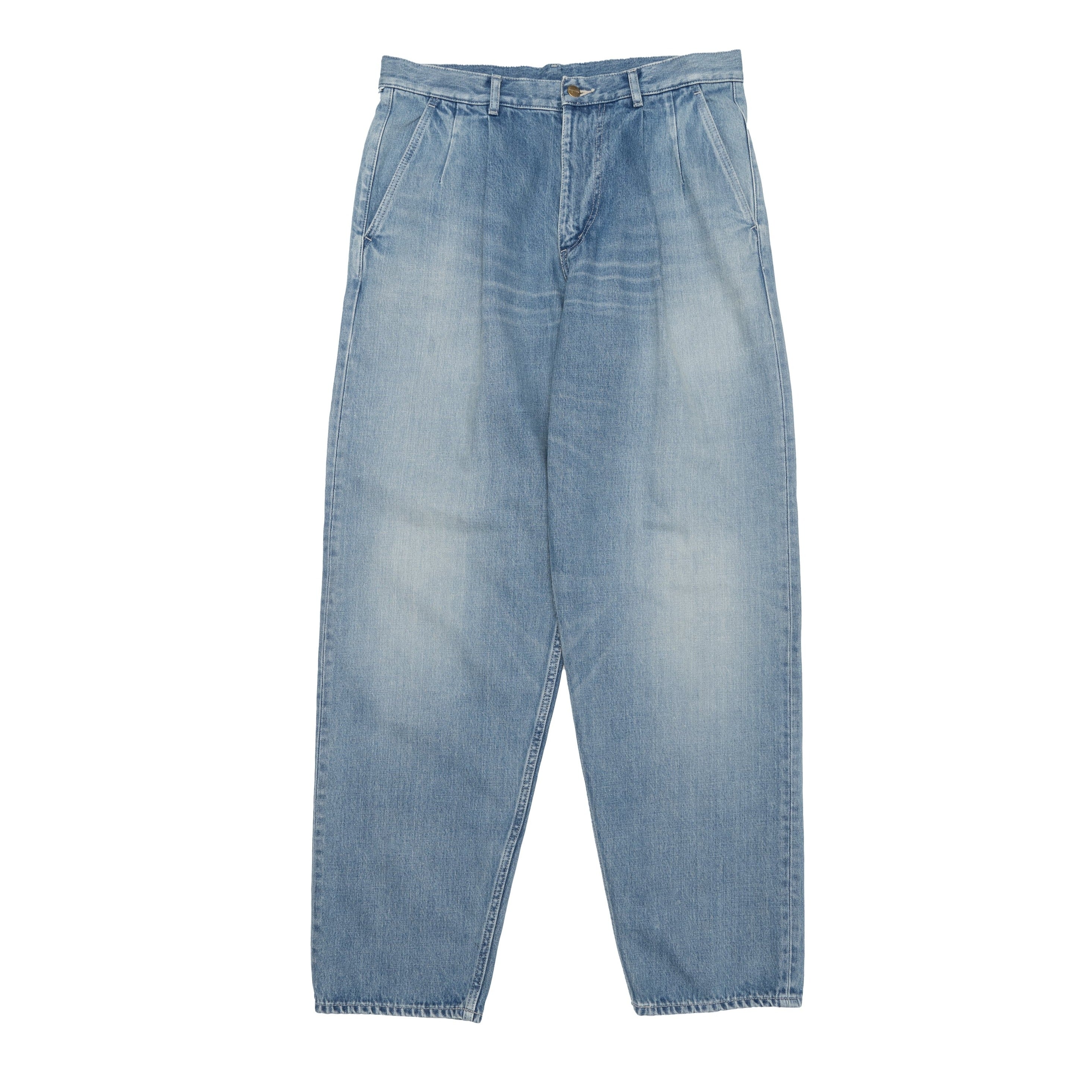 ラガマン07ページ Selvage Denim Two Tuck Tapered Pants / LIGHT FADE