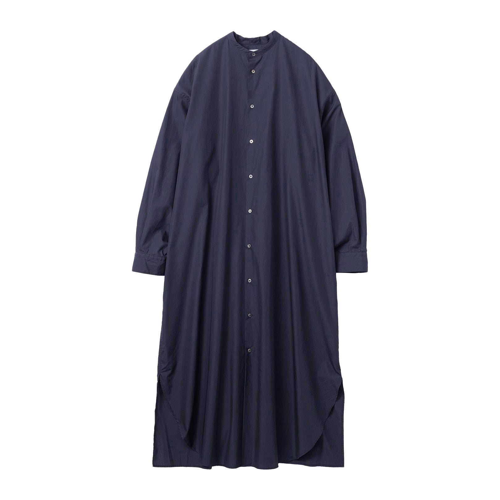 BASIC] Broad Band Collar Oversized Shirt Dress – Graphpaper