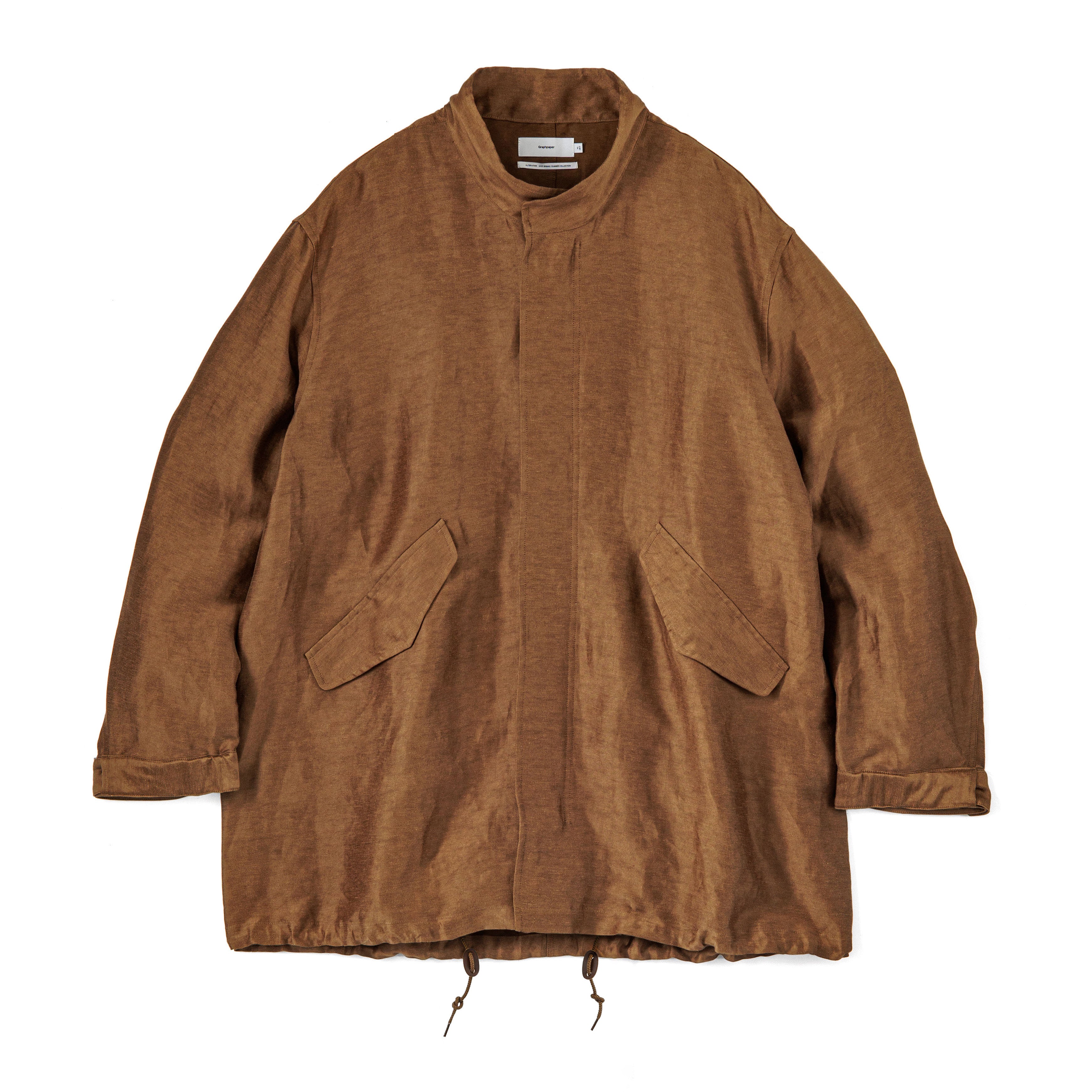 Graphpaper Back Satin Linen Cupro Short Mods Coat – Chum!