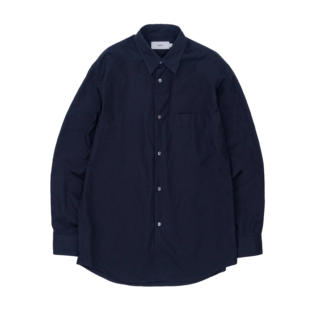 BASIC] High Count Regular Collar Round Cut Shirt – Graphpaper