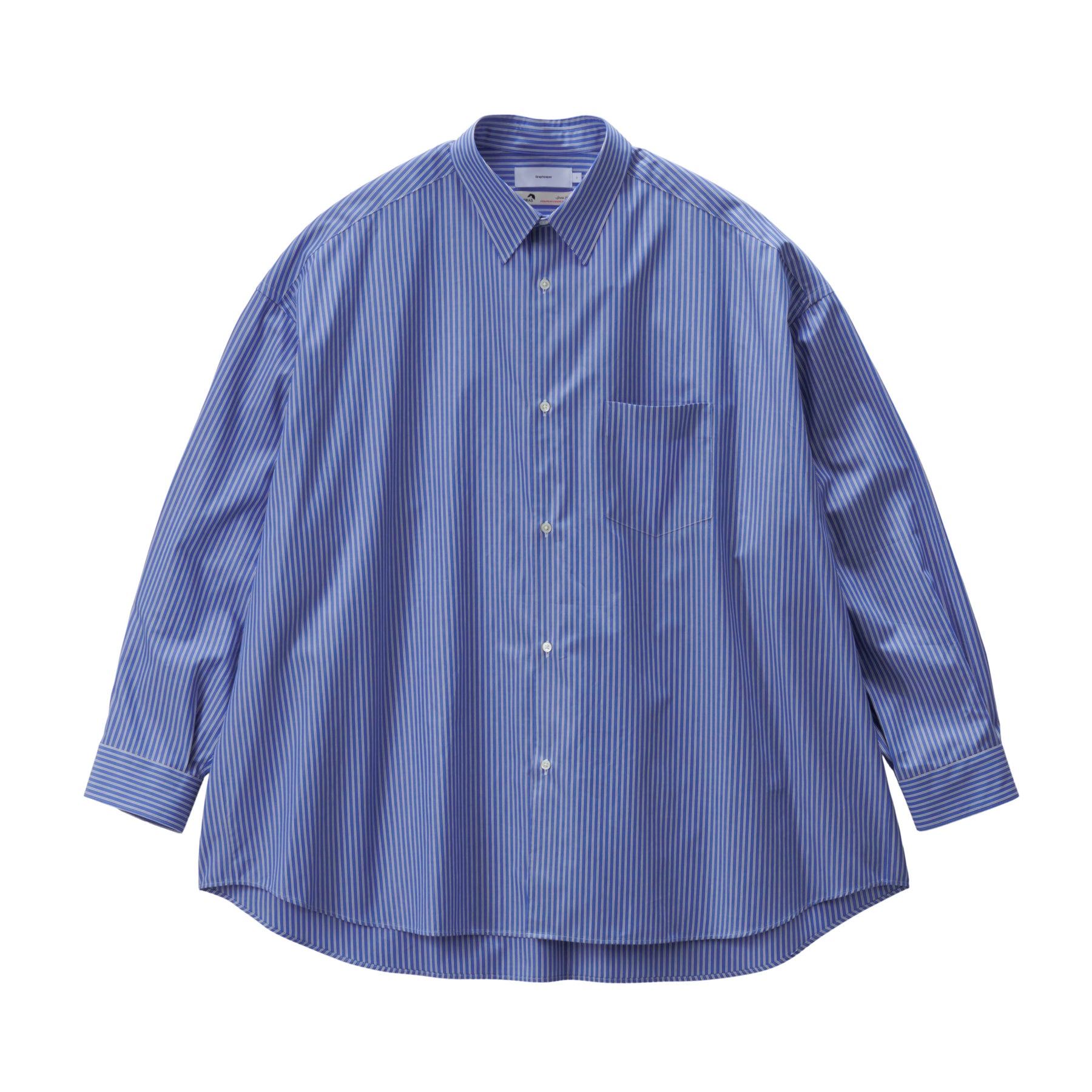 SIDOGRAS L/S Oversized Band Collar Shirt – Graphpaper KYOTO
