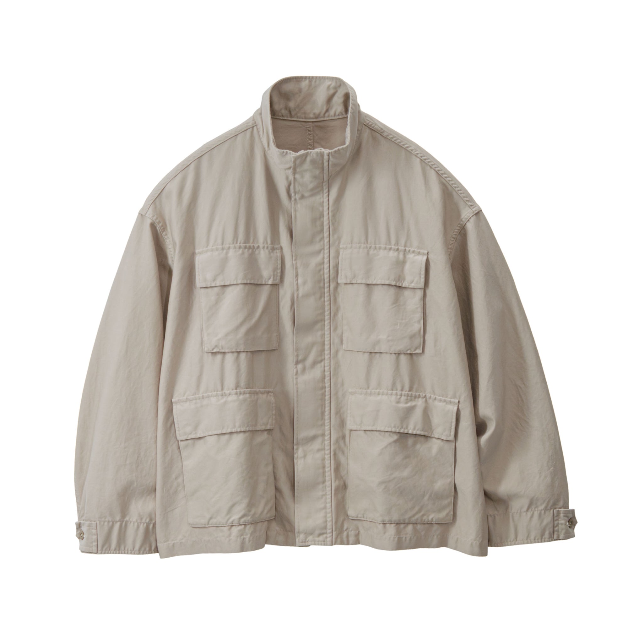 GraphpaperグラフペーパーCupro Militaryジャケット 25AW/残り1点】Graphpaper / Cotton Cupro Back Satin