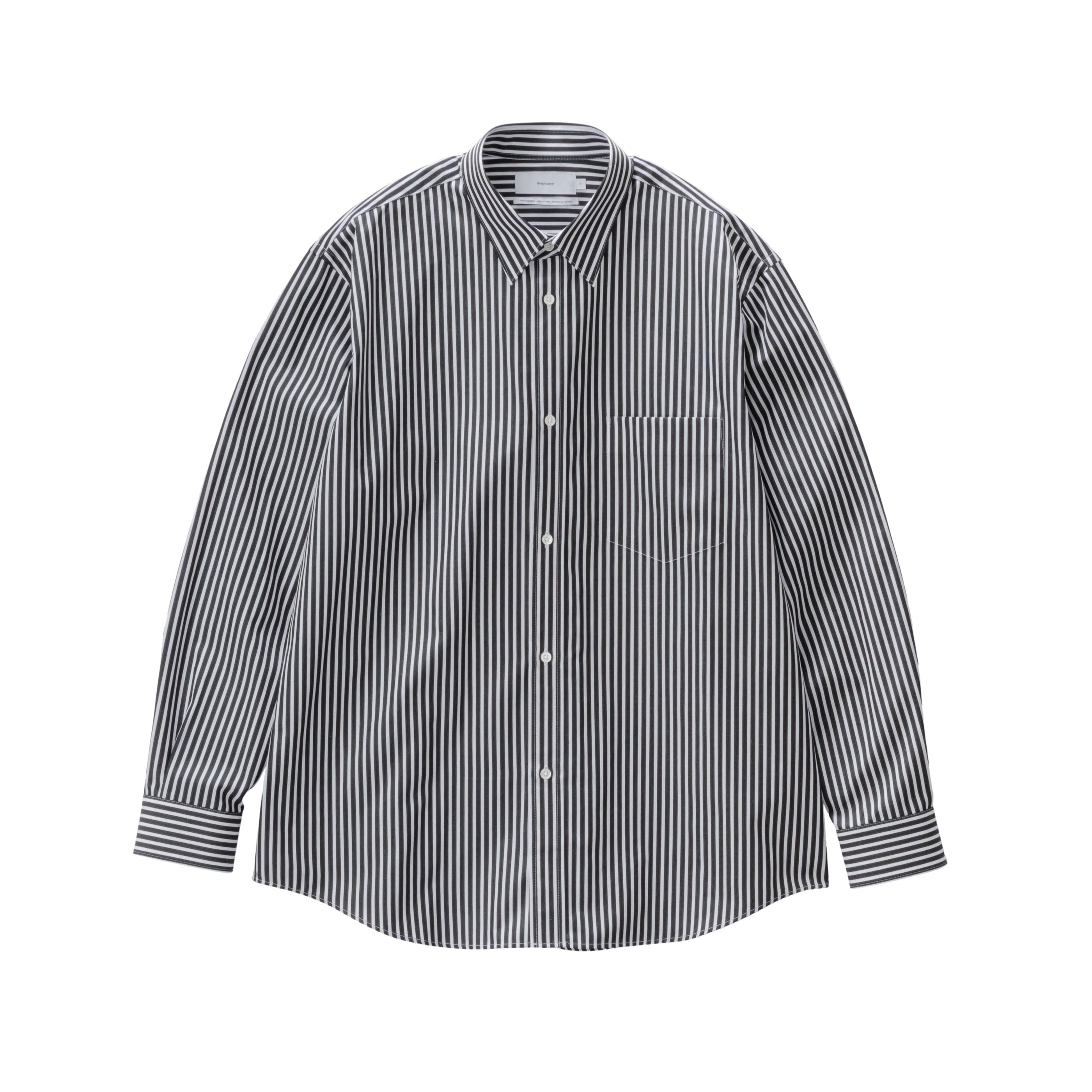 Graphpaper × L’ECHOPPE Cupro Shirt Coat Graphpaper（グラフペーパー）/ Linen Cupro L/S Oversized Band