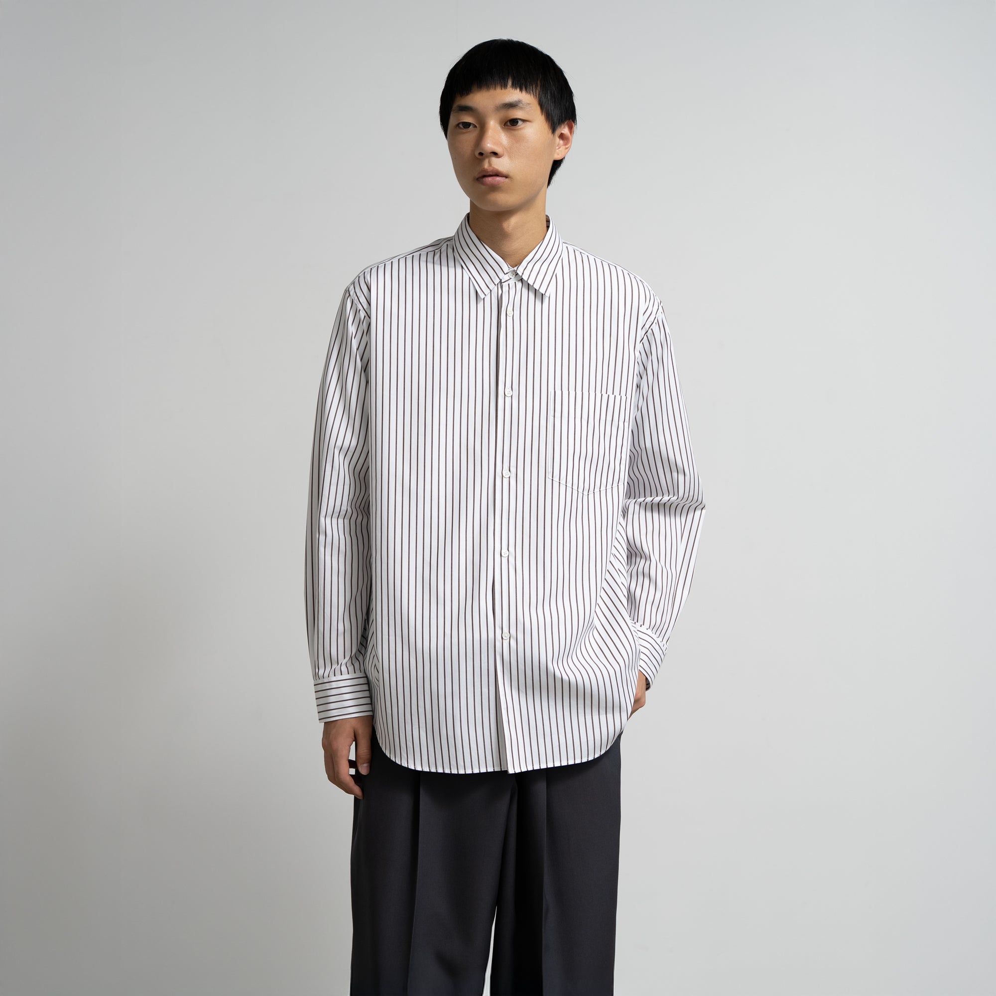 SIDOGRAS Stripe Regular Collar Shirt – Graphpaper KYOTO