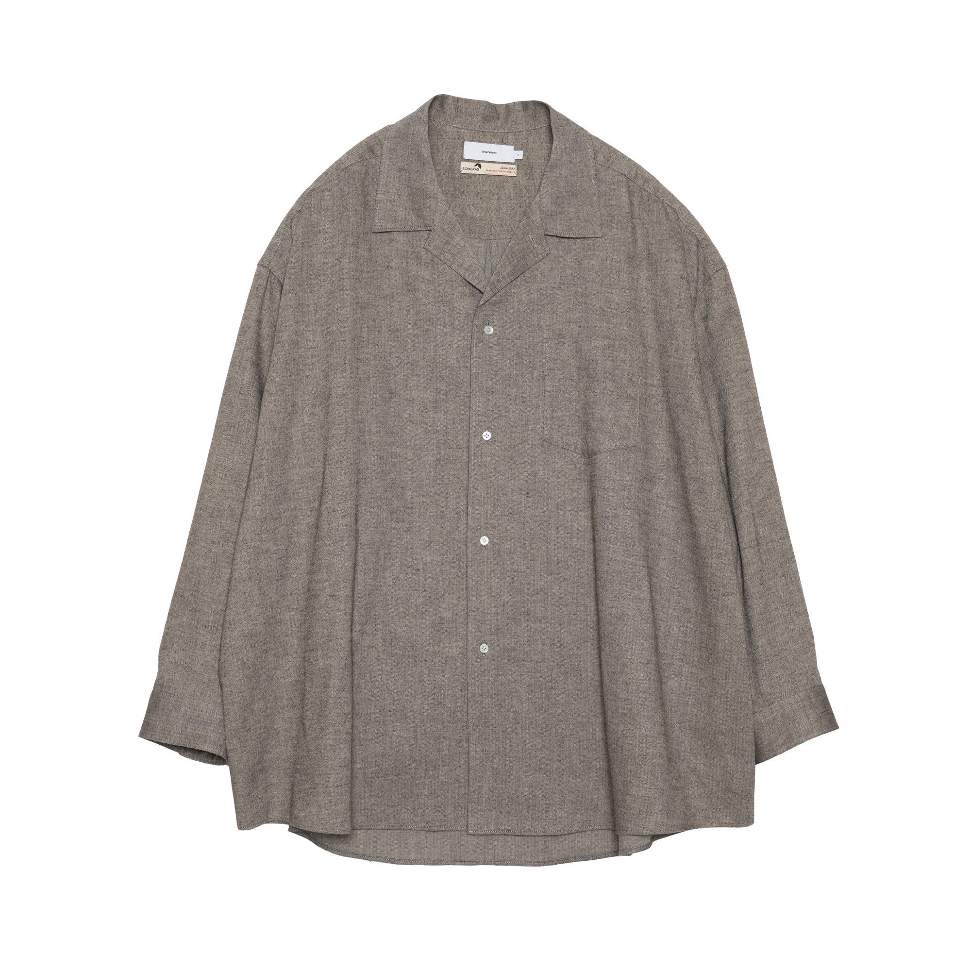 SIDOGRAS Cotton Herringbone Flannel Sleeping Shirt