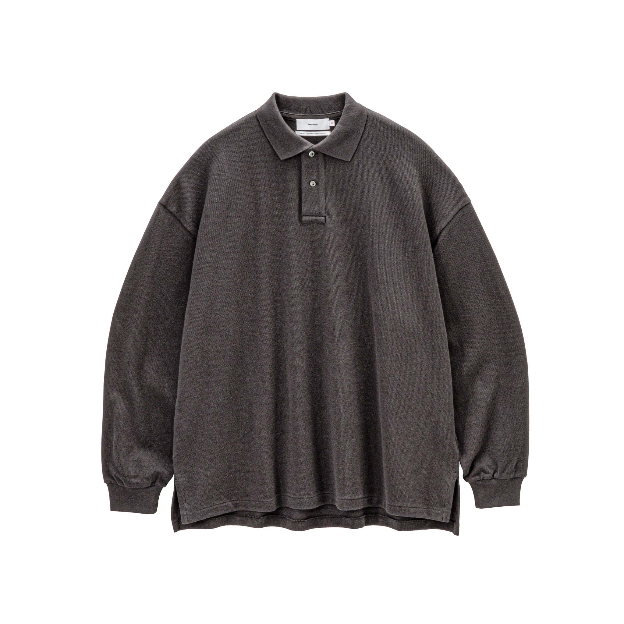 Cotton Pique Jersey L/S Polo – Graphpaper KYOTO｜グラフペーパー