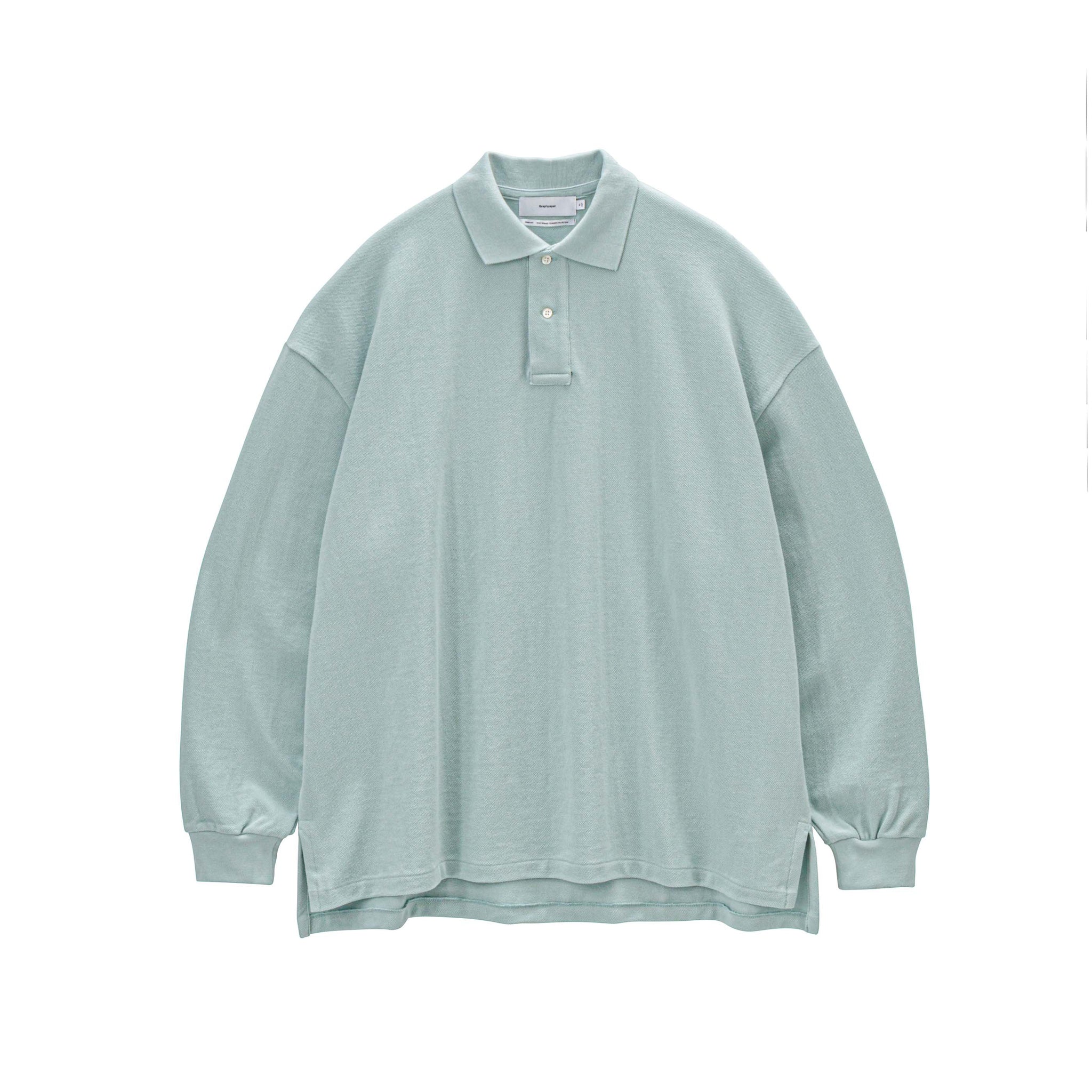 Cotton Pique Jersey L/S Polo – Graphpaper KYOTO｜グラフペーパー