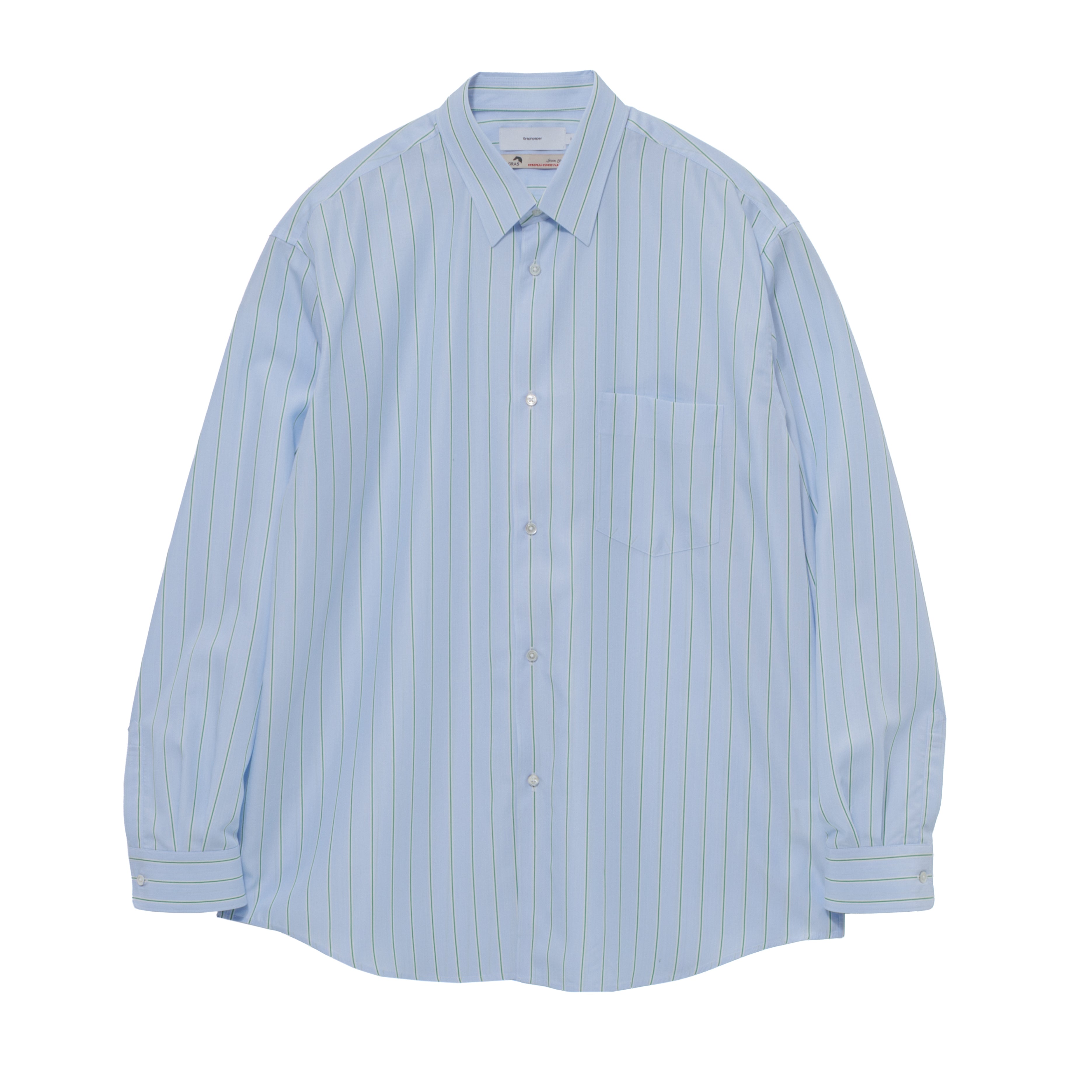 トップス Graphpaper SIDOGRAS Regular Collar Shirt SIDOGRAS Regular Collar Shirt – Graphpaper KYOTO｜グラフペーパー