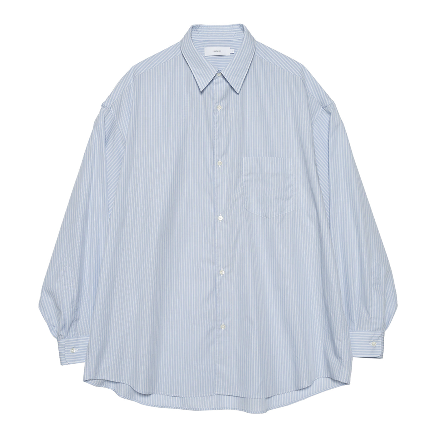 Broad Stripe L/S Oversized Regular Collar Shirt – Graphpaper KYOTO｜グラフ ...