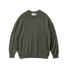 COLLECTION] High Gauge L/S Oversized Crew Neck Knit