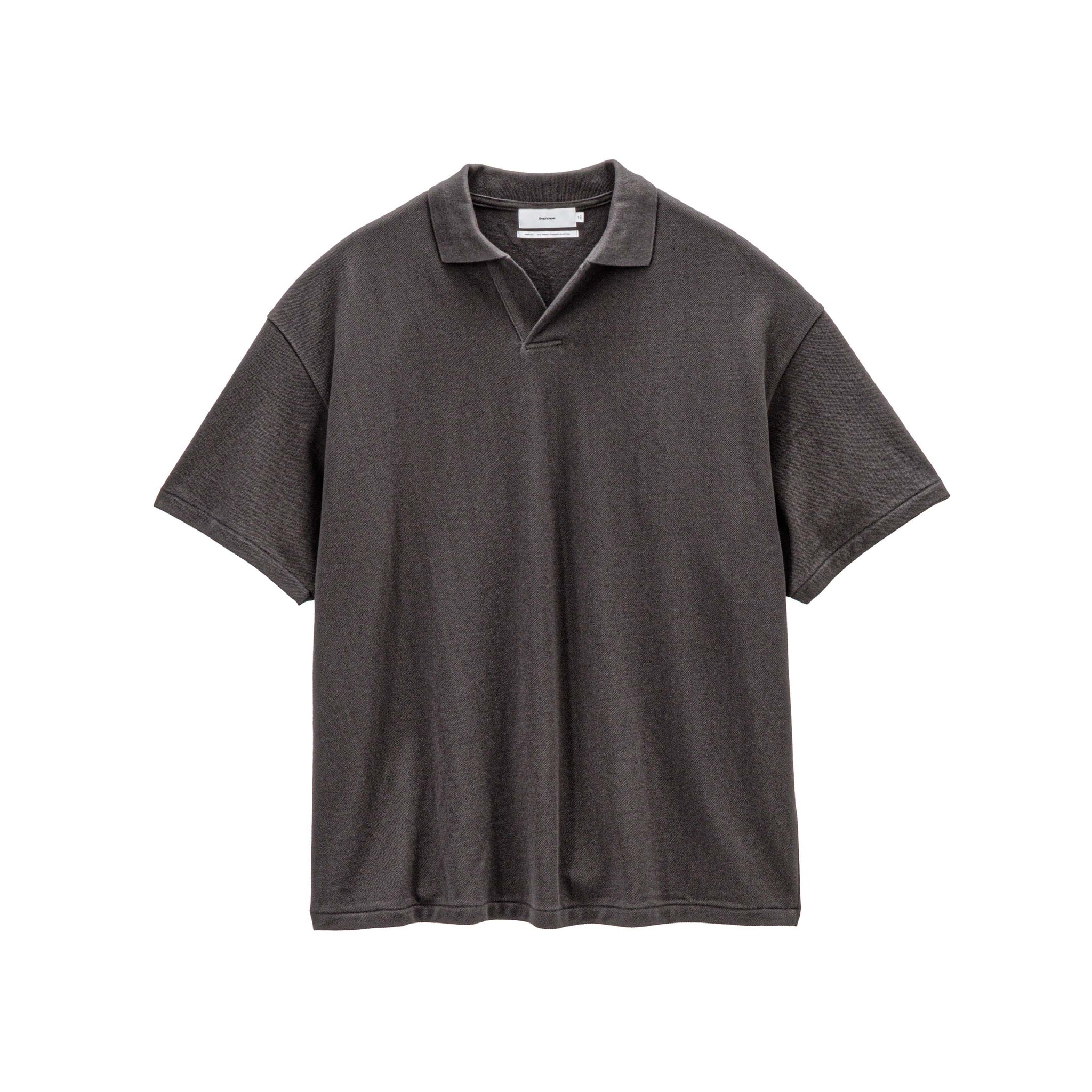 Cotton Pique Jersey S/S Skipper Polo – Graphpaper KYOTO｜グラフ