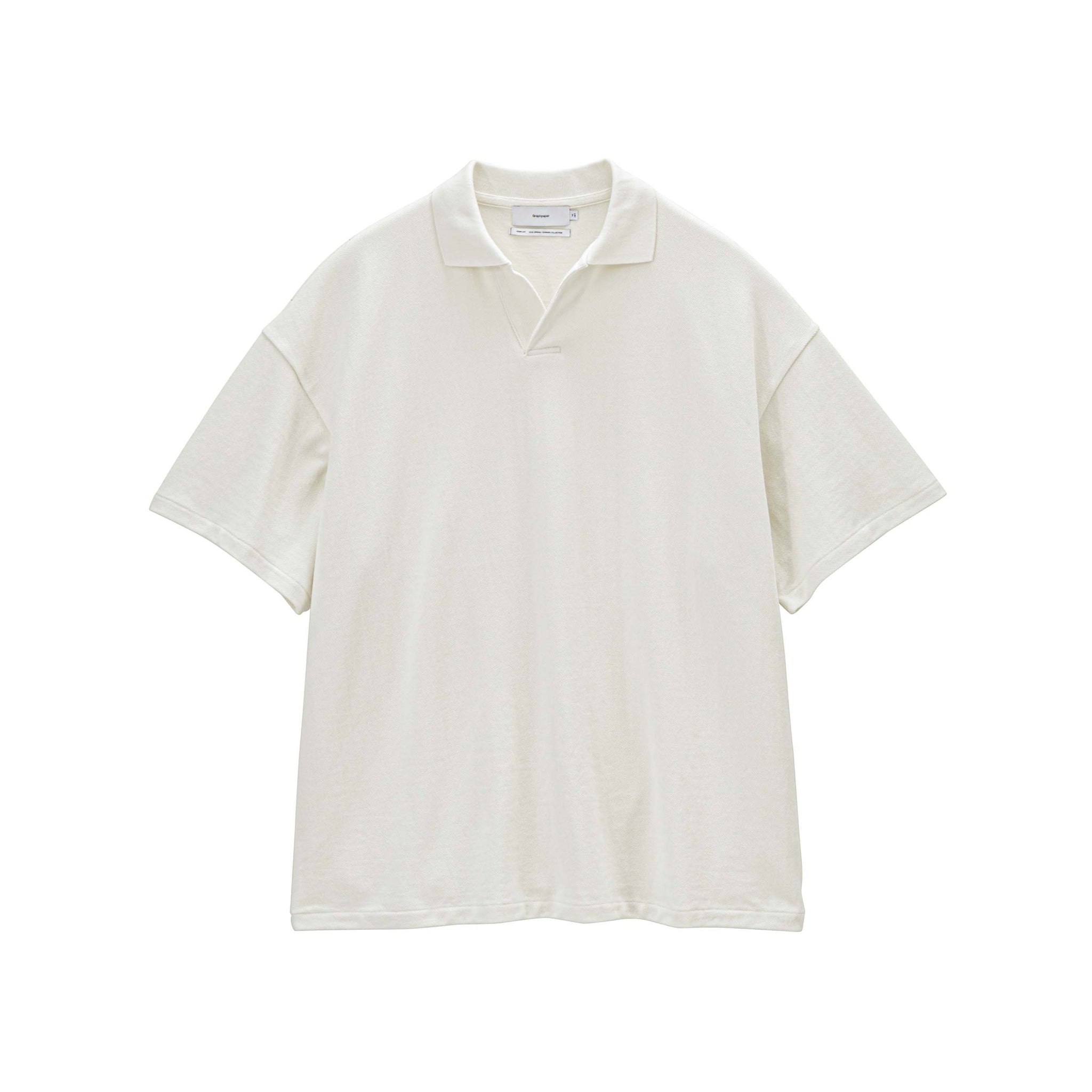 Cotton Pique Jersey S/S Skipper Polo – Graphpaper KYOTO｜グラフ