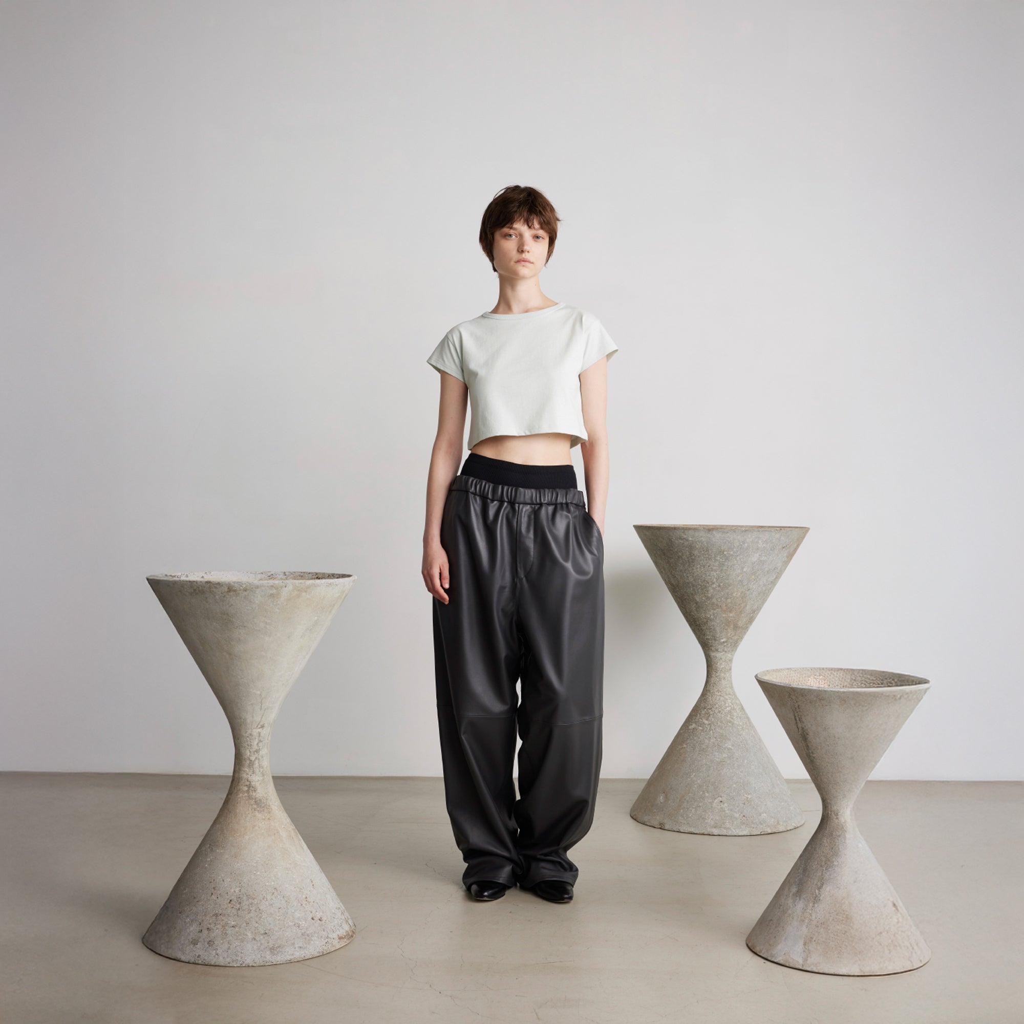 Lamb Leather Wide Easy Pants – Graphpaper KYOTO｜グラフ