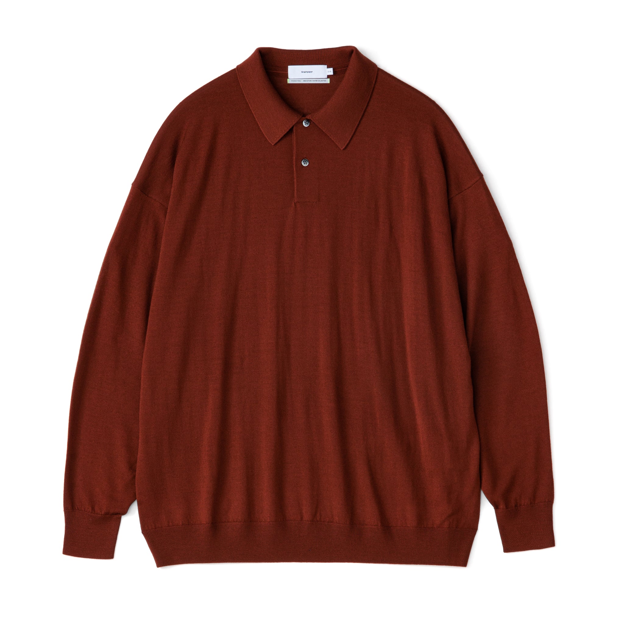 [COLLECTION] High Gauge Knit Oversized L/S Polo