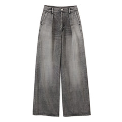 UNCHANGED DENIM Tuck Wide Pants セットアップ VOAAOV（ヴォアーブ