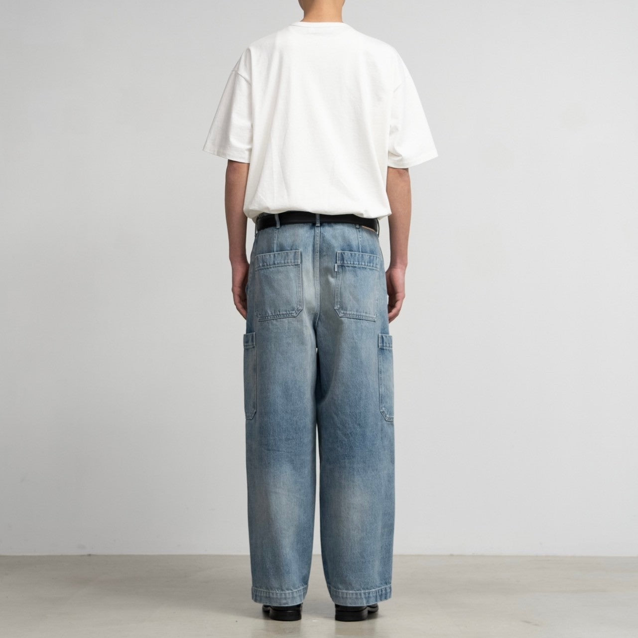 Selvage Denim Cargo Pants / LIGHT FADE