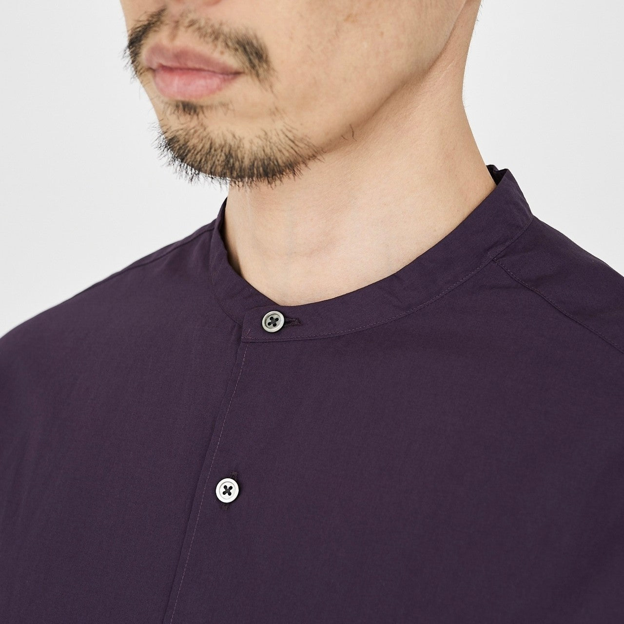 COLLECTION] Broad L/S Oversized Band Collar Shirt – Graphpaper