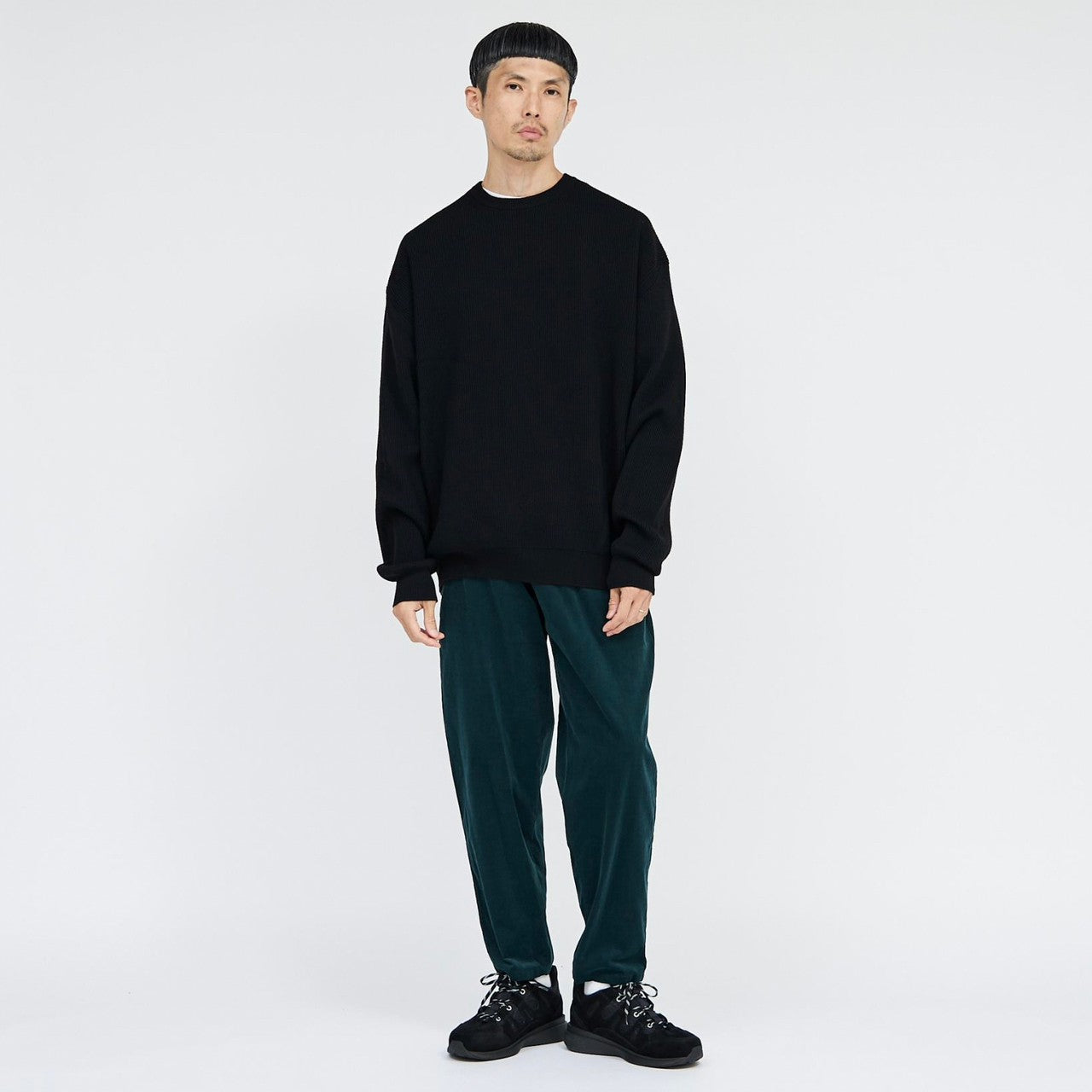 BASIC] High Density Crew Neck Knit – Graphpaper KYOTO｜グラフ