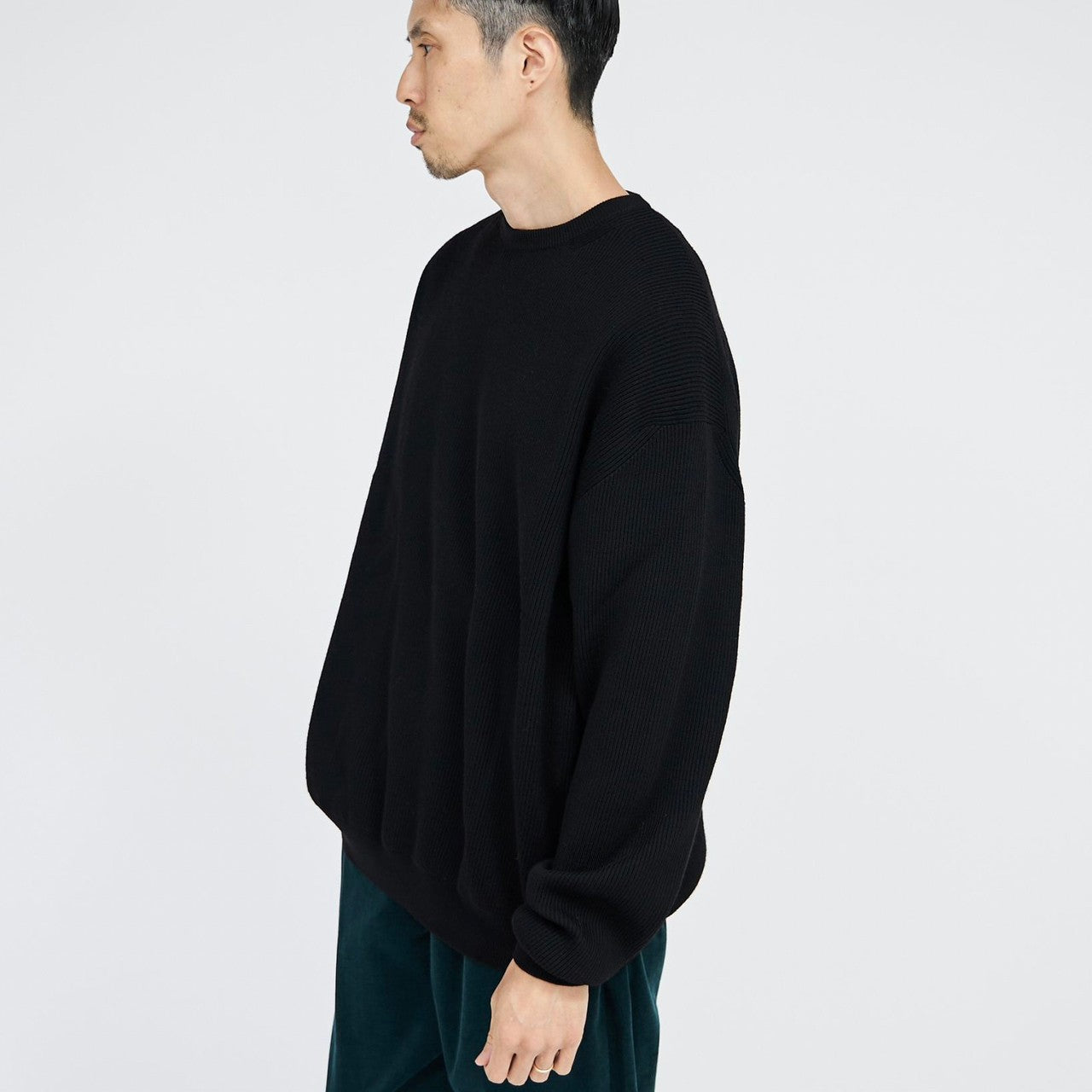 BASIC] High Density Crew Neck Knit – Graphpaper KYOTO｜グラフ