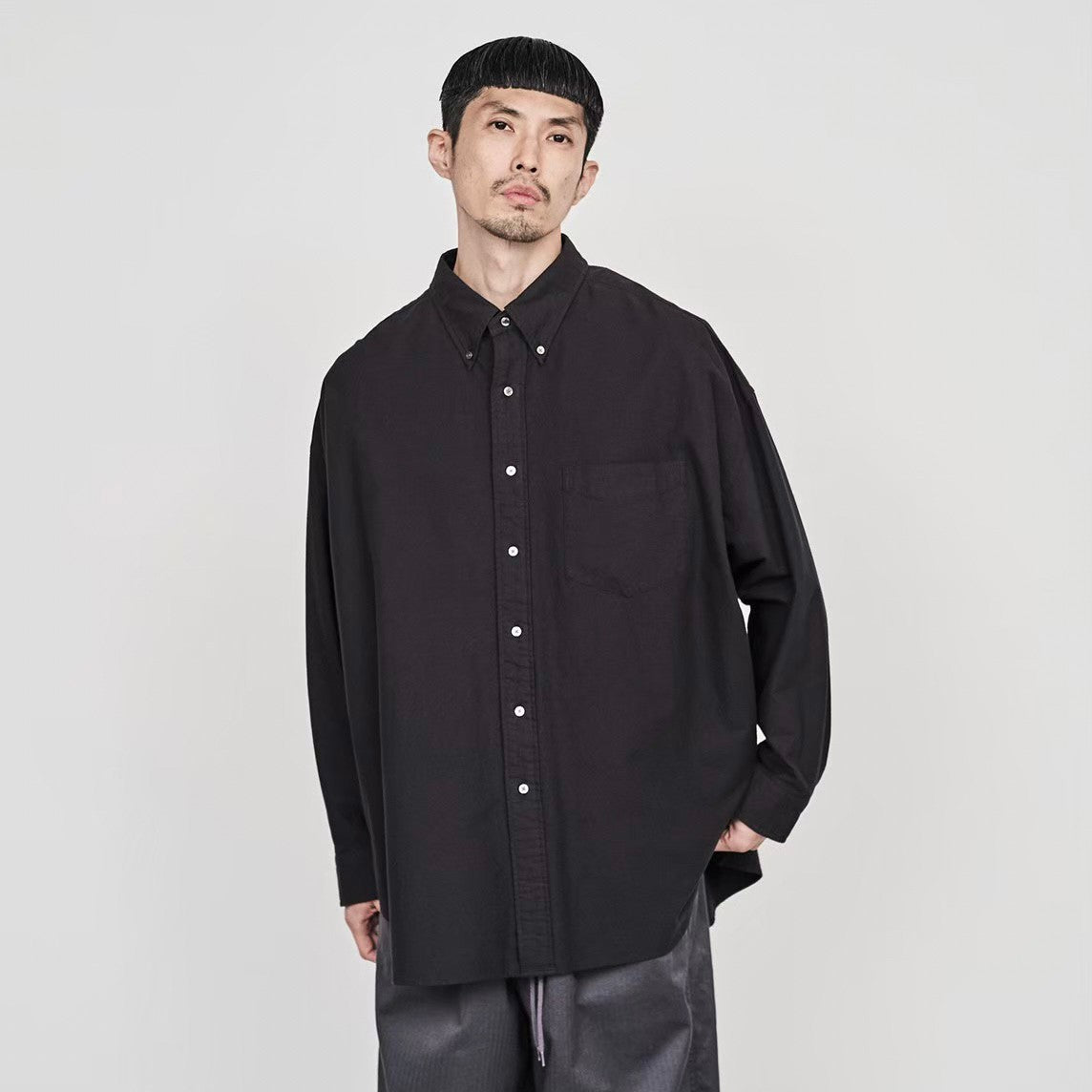 BASIC] Oxford Oversized B.D Shirt – Graphpaper KYOTO｜グラフ