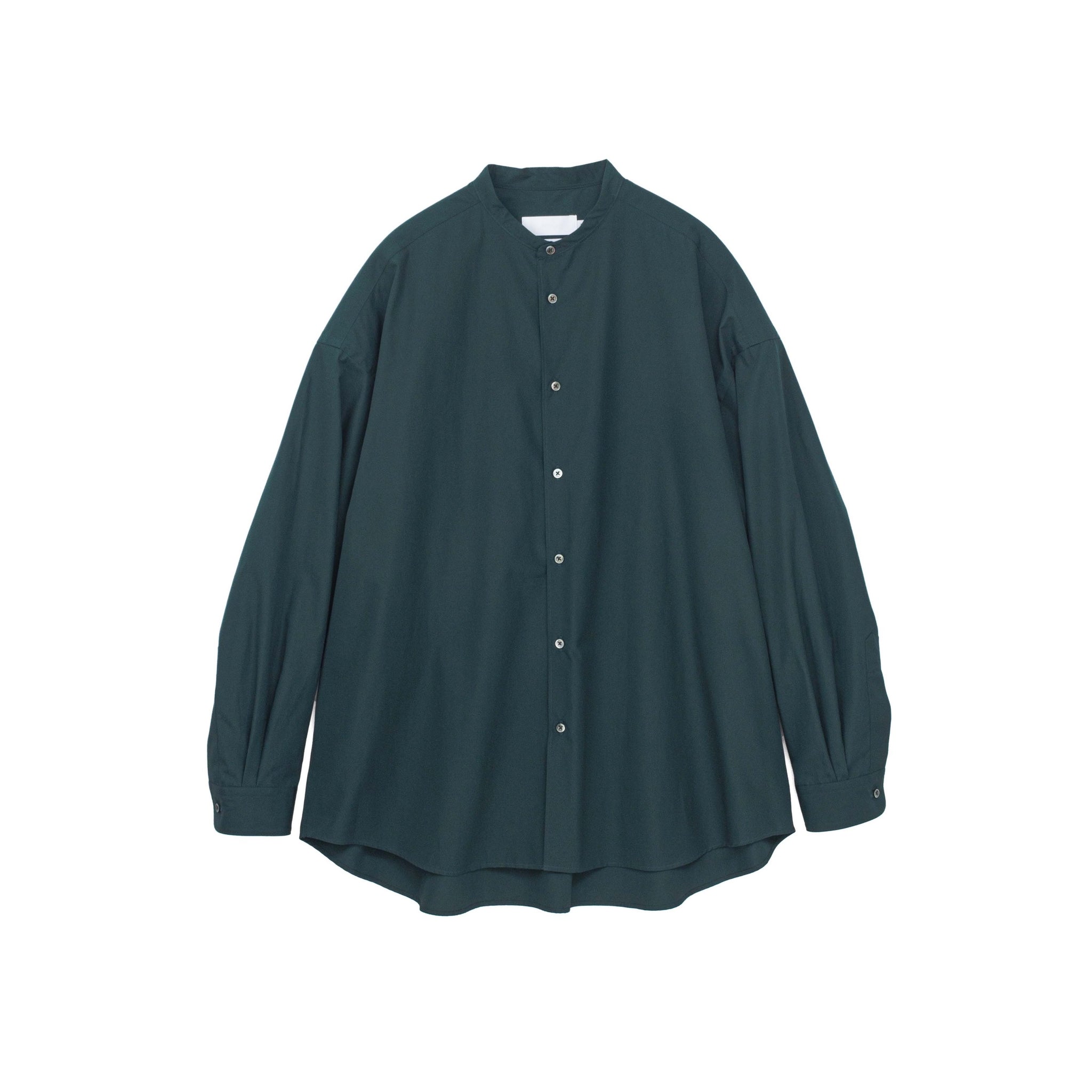 [COLLECTION] Women's High Count Broad L/S Oversized Band Collar Shirt