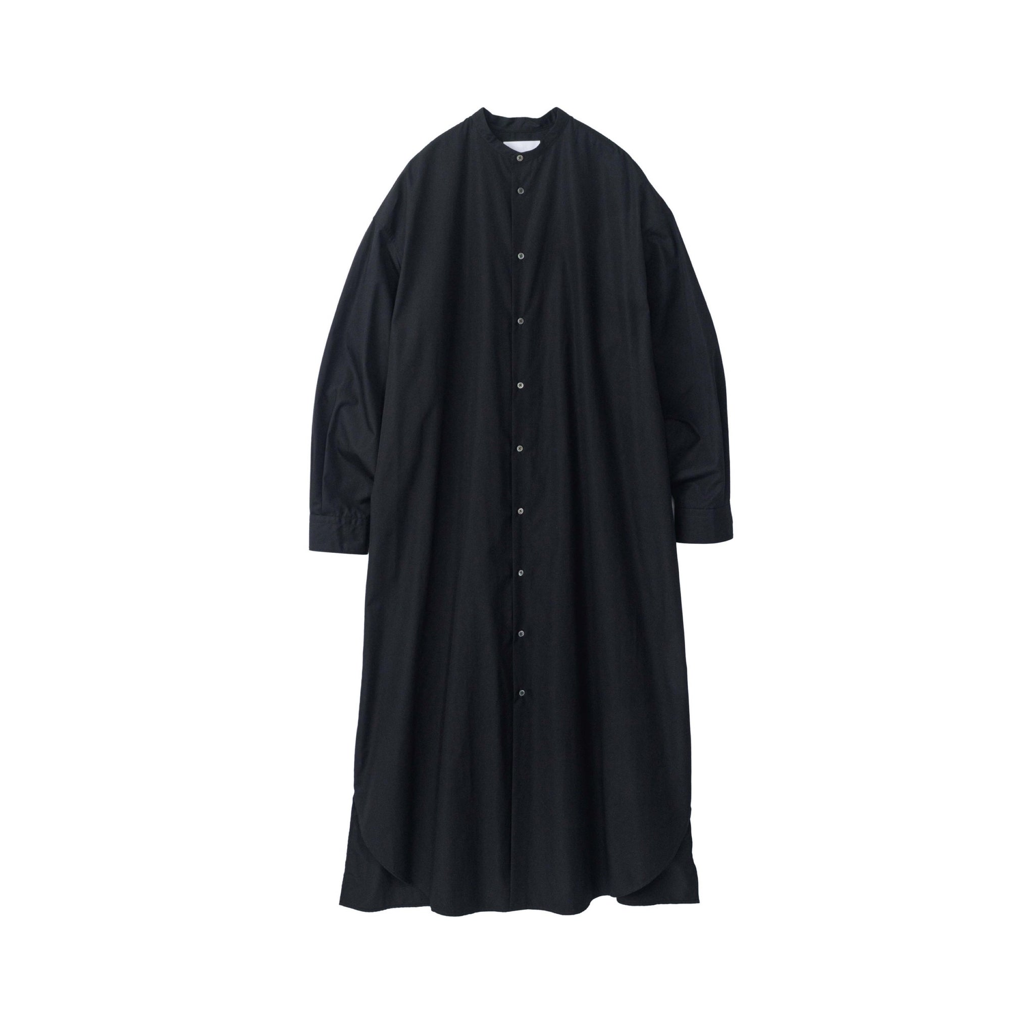 [BASIC] High Count Broad Band Oversized Shirt Dress