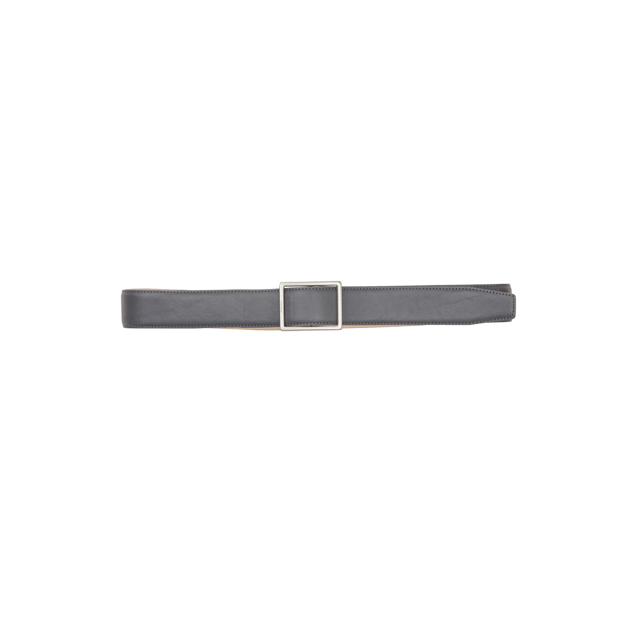 最高の品質 Holeless Graphpaper Leather 23SSグレー Belt