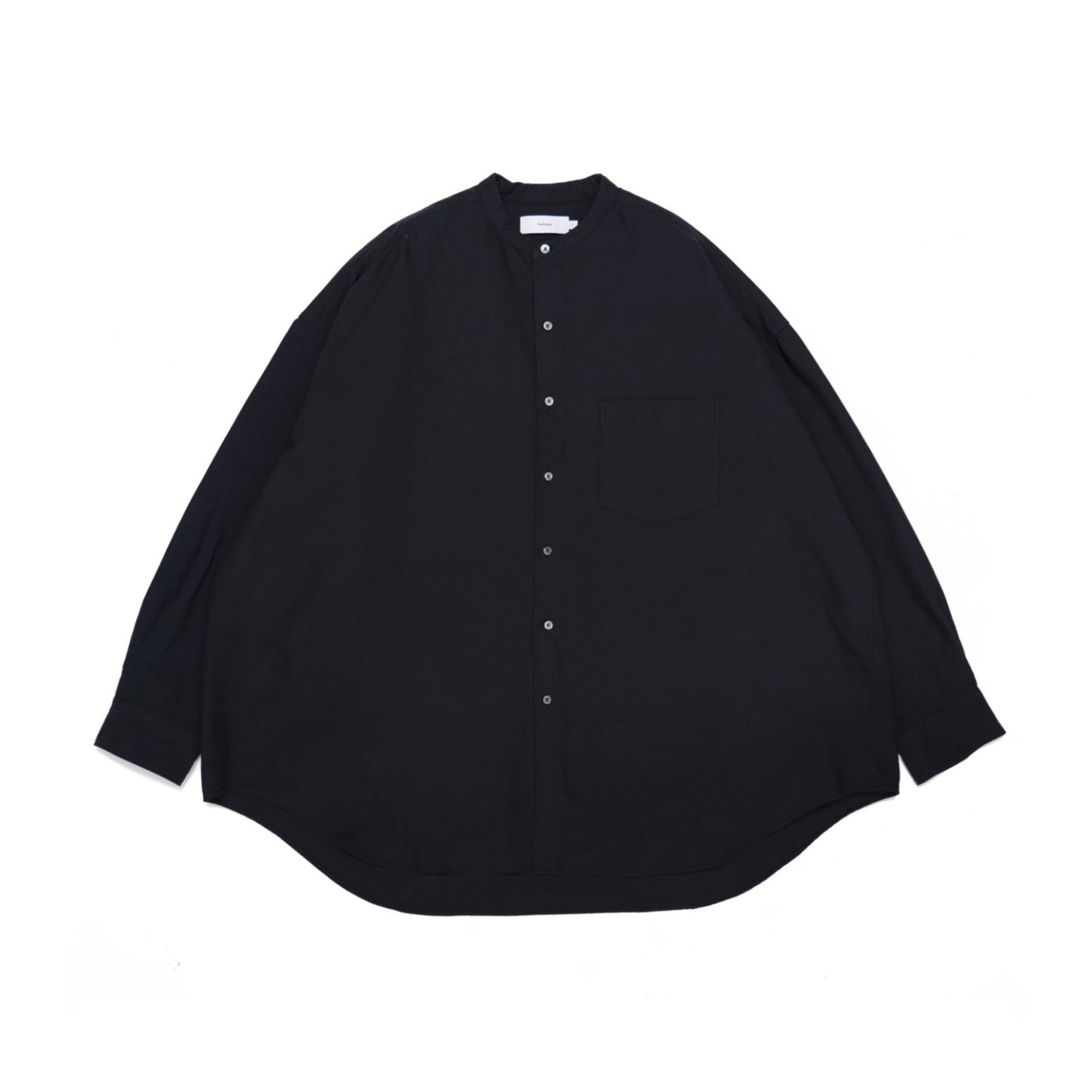 Graphpaper オックスフォード オーバーサイズ バンドカラーシャツ Graphpaper (グラフペーパー) Oxford S/S Oversized Band Collar