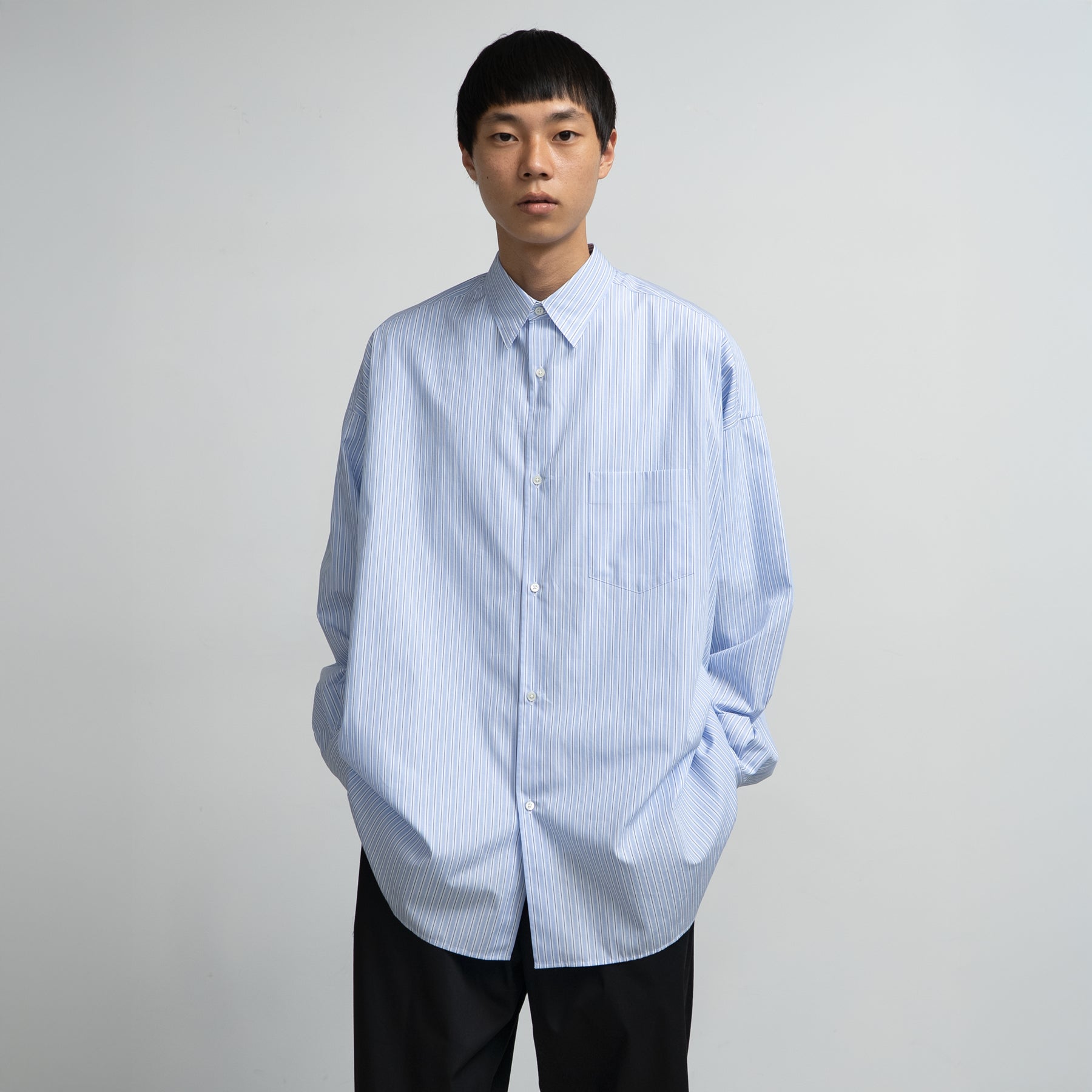 SIDOGRAS L/S Oversized Regular Collar Shirt – Graphpaper