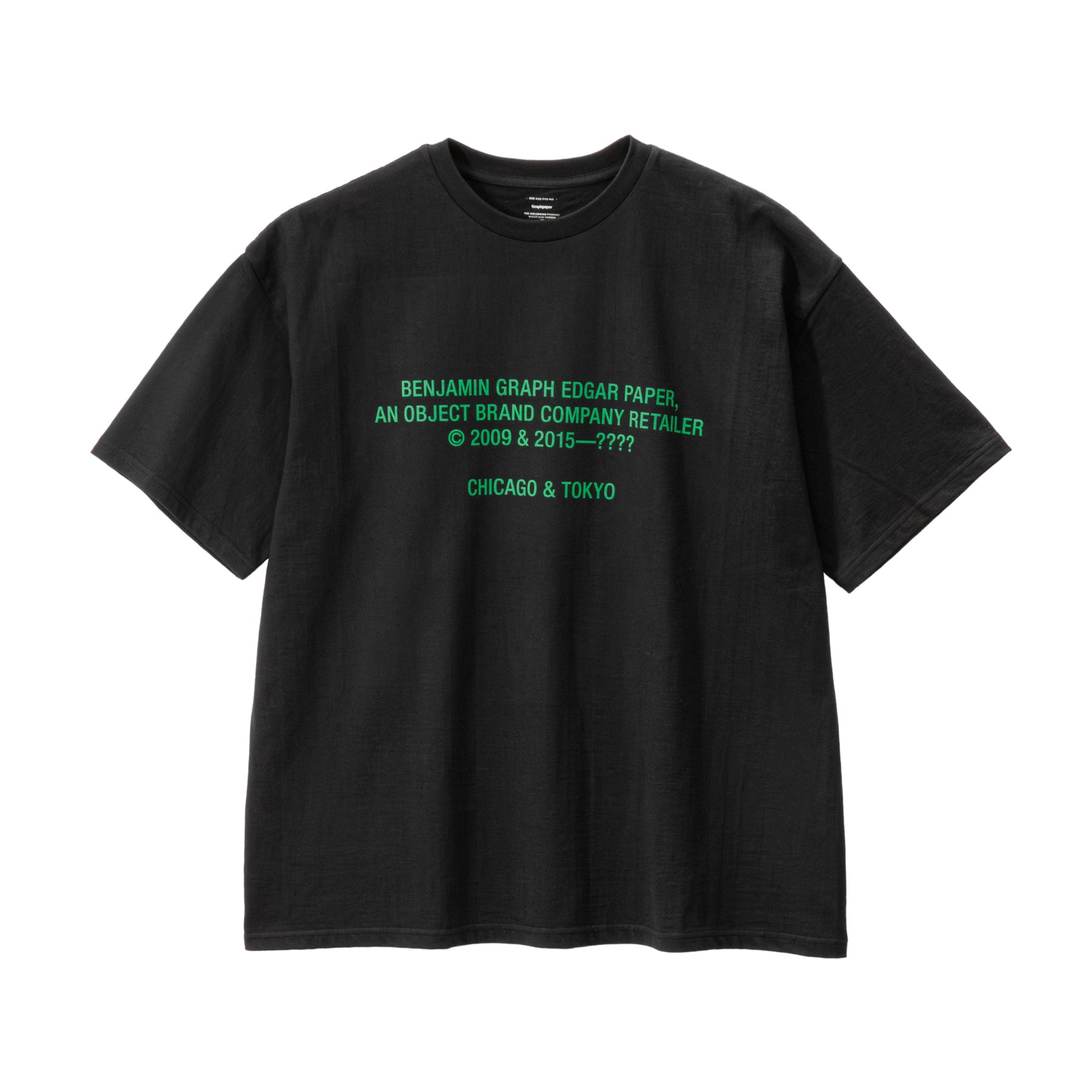 BENJAMIN GRAPH EDGAR PAPER S/S Oversized Tee – Graphpaper