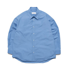 BASIC] Women's High Count Broad L/S Oversized Regular Collar