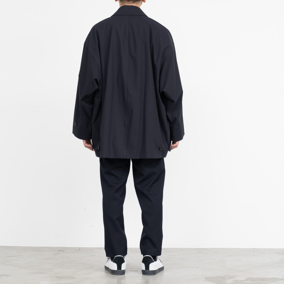 Voile Gabardine Soutien Collar Short Coat – Graphpaper KYOTO ...