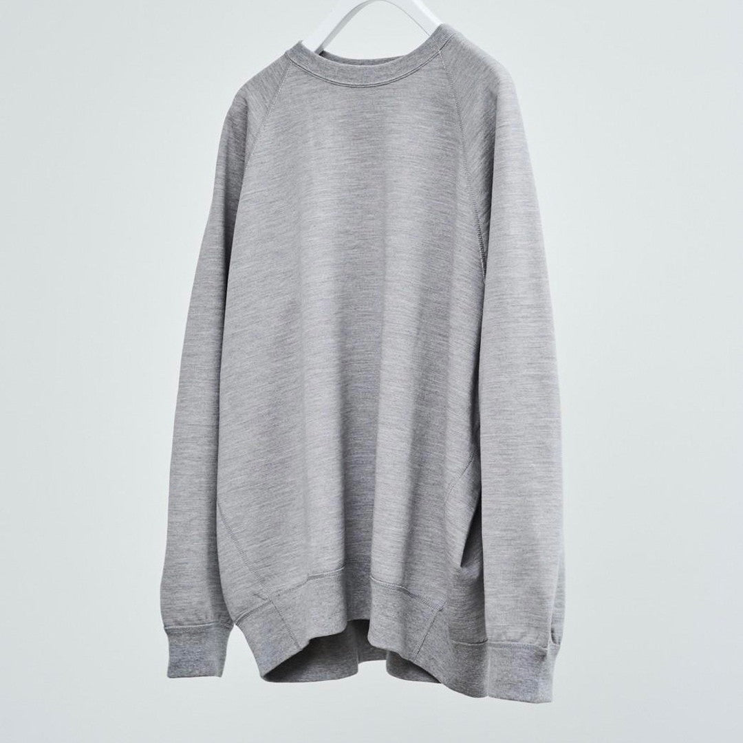 Wool Terry Crew Neck Sweat