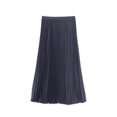 BASIC] Satin Pleats Skirt – Graphpaper KYOTO｜グラフペーパー