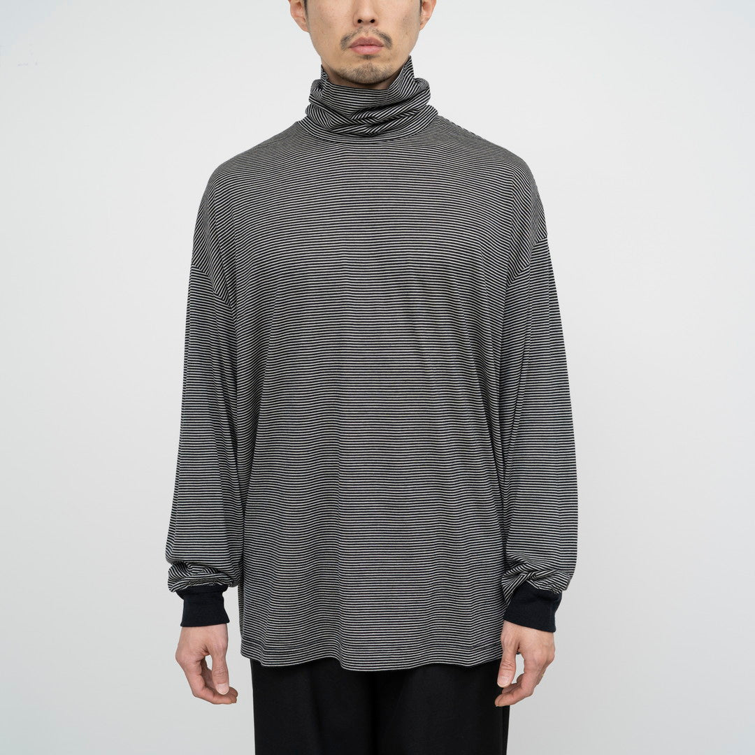 Wool Border L/S Turtle Neck Tee – Graphpaper KYOTO｜グラフ