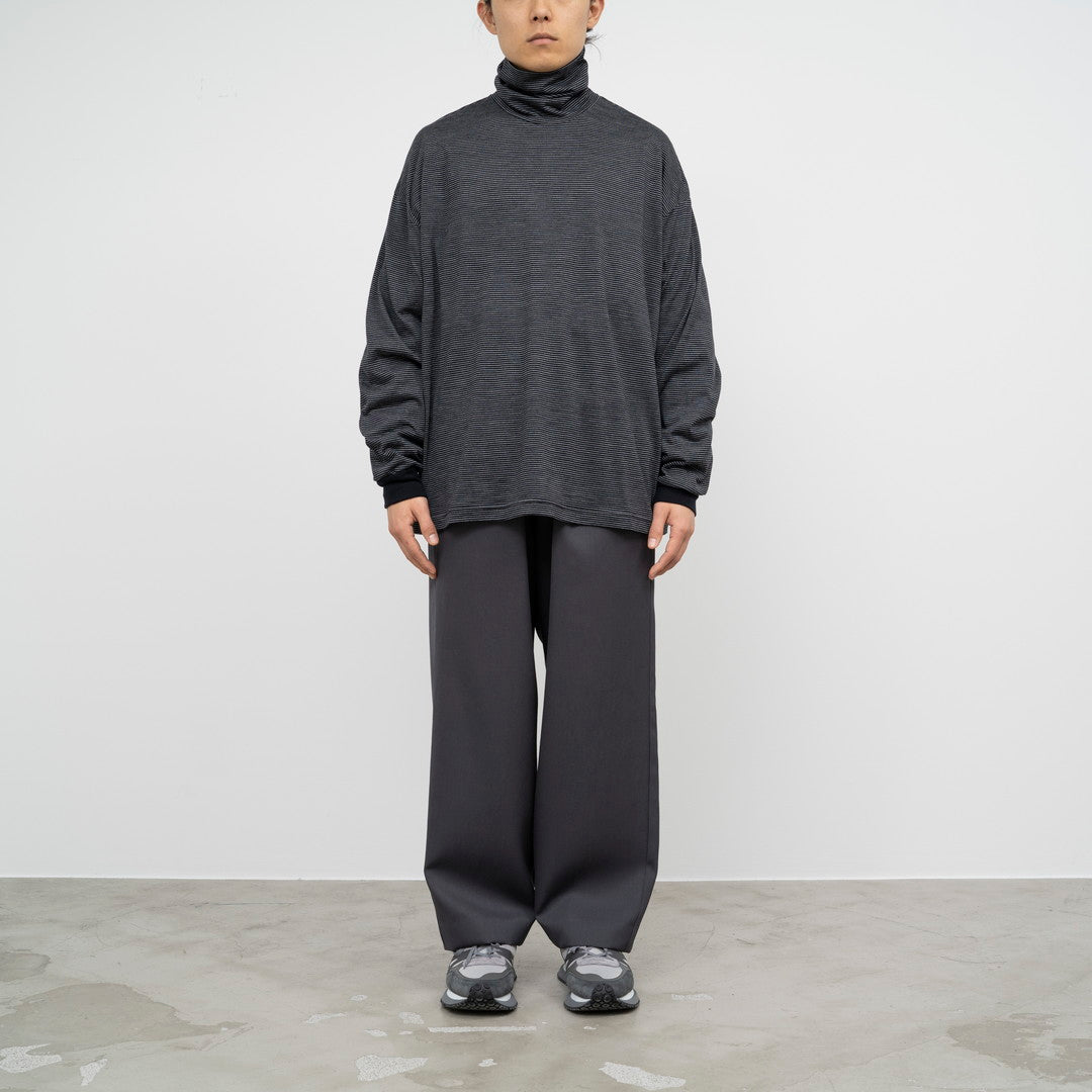 Wool Border L/S Turtle Neck Tee – Graphpaper KYOTO｜グラフペーパー